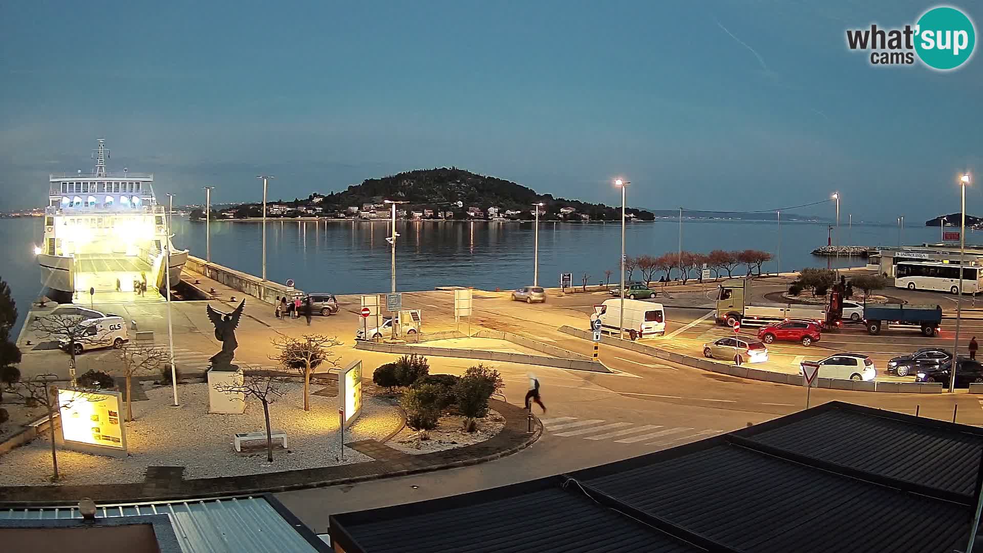 Webcam Ugljan – Preko Ferry to Zadar