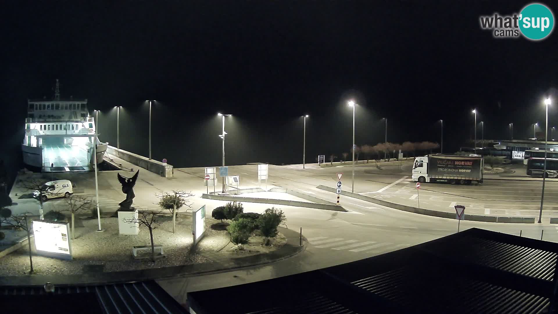 Webcam Ugliano – terminal traghetto da Preko a Zara