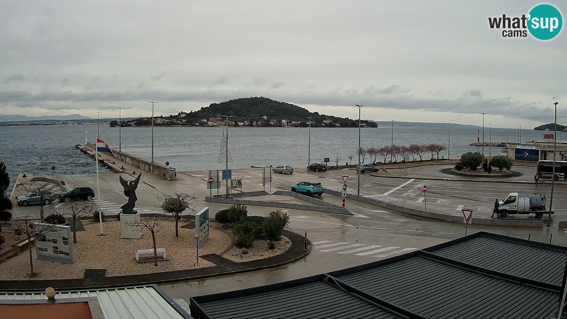 Spletna kamera Ugljan – trajekt Preko – Zadar