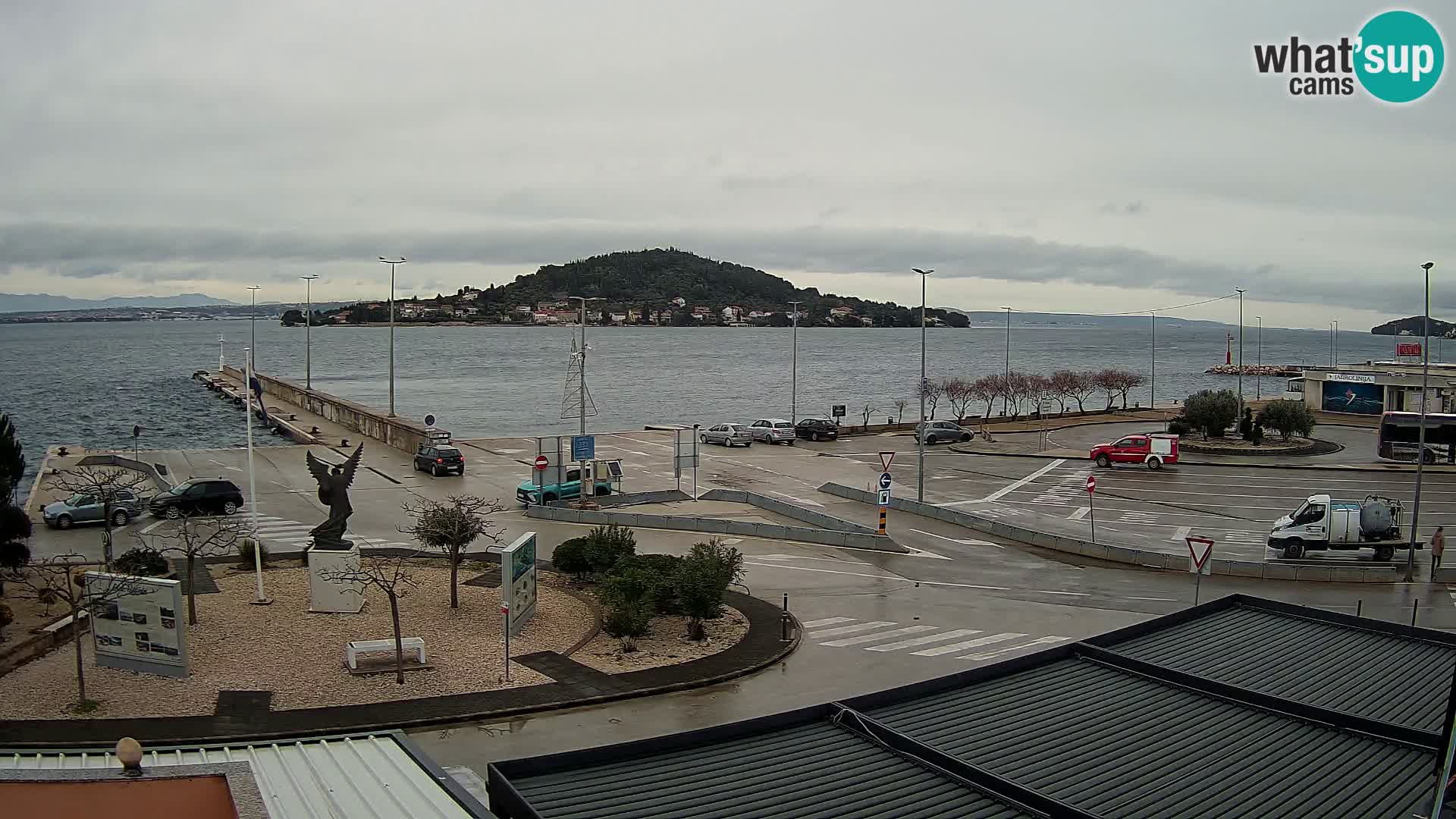 Spletna kamera Ugljan – trajekt Preko – Zadar