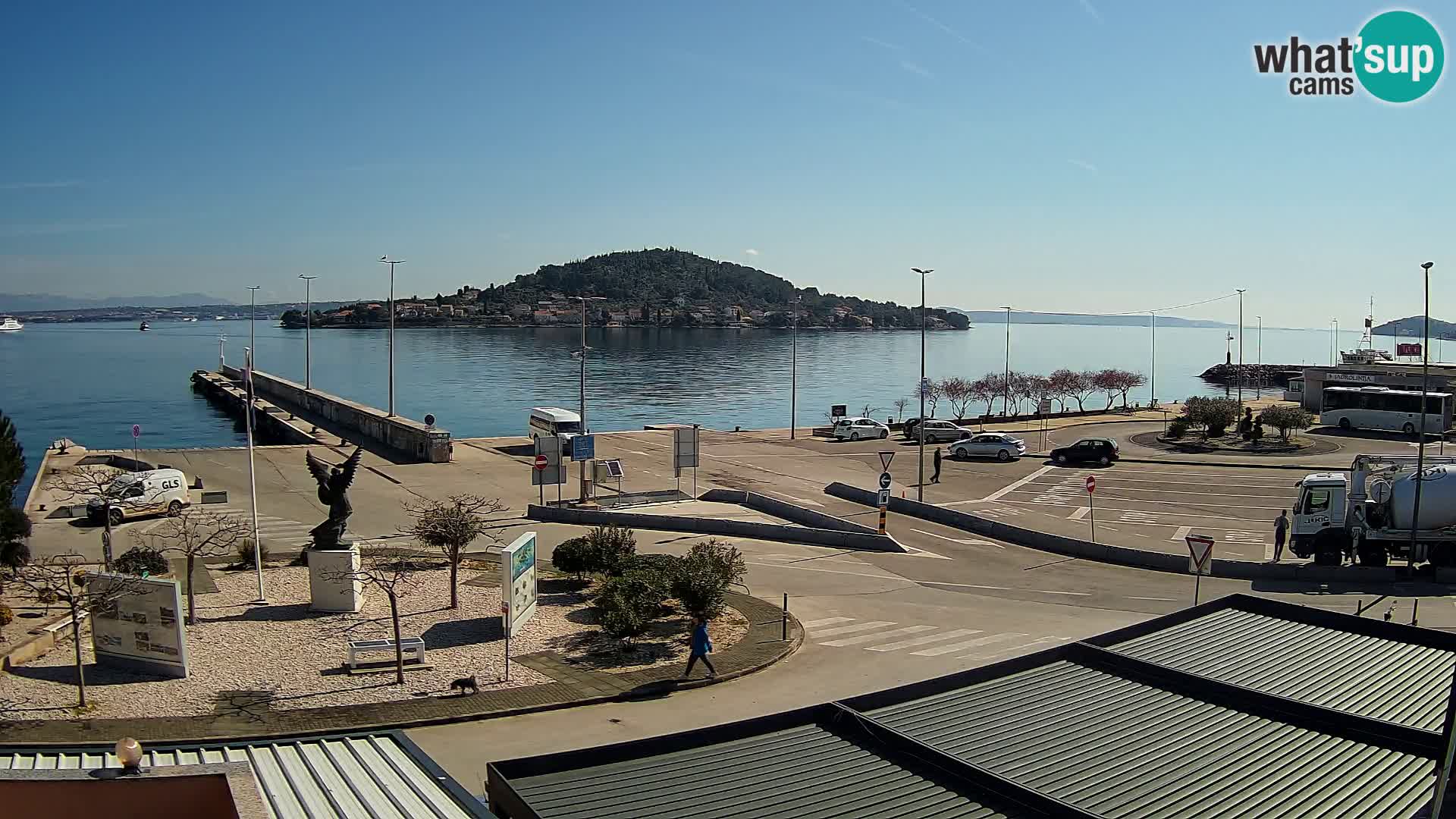 Spletna kamera Ugljan – trajekt Preko – Zadar