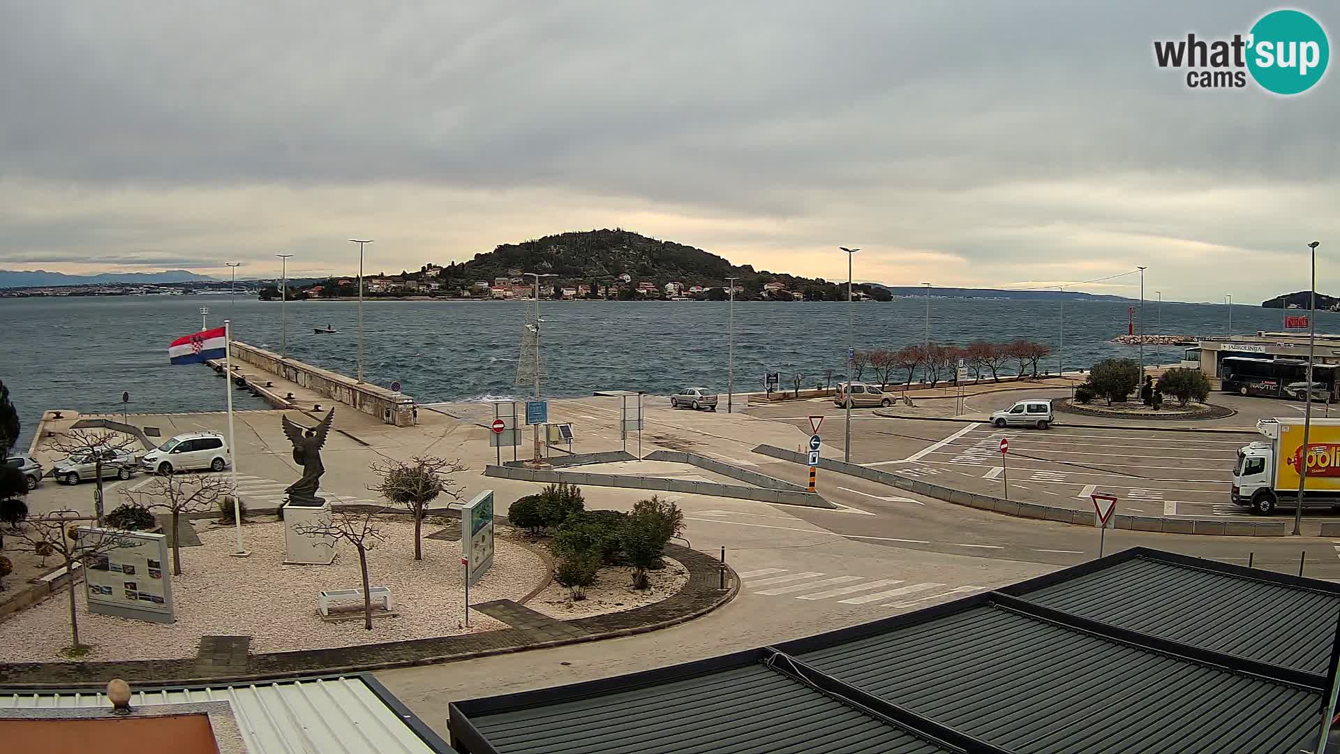 Webcam Ugljan – Preko Ferry to Zadar