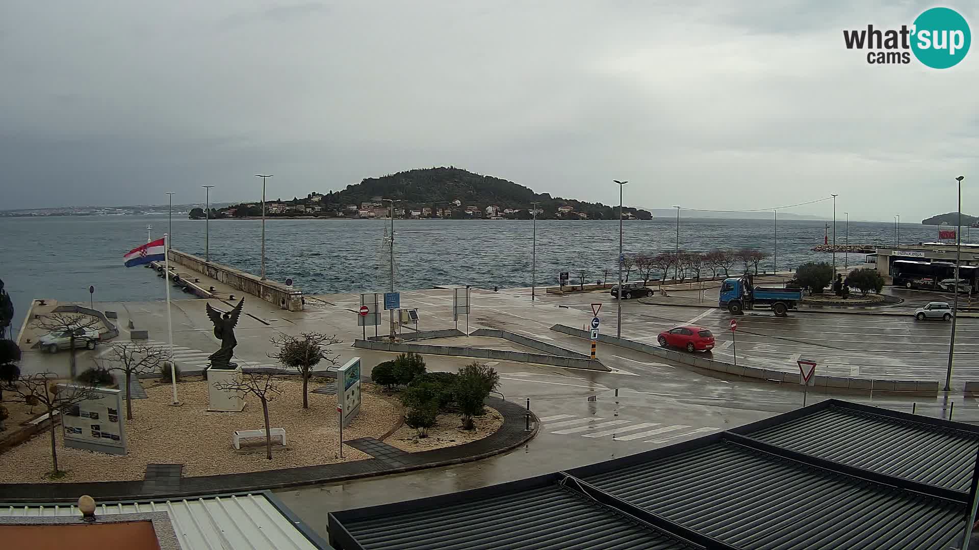 Spletna kamera Ugljan – trajekt Preko – Zadar