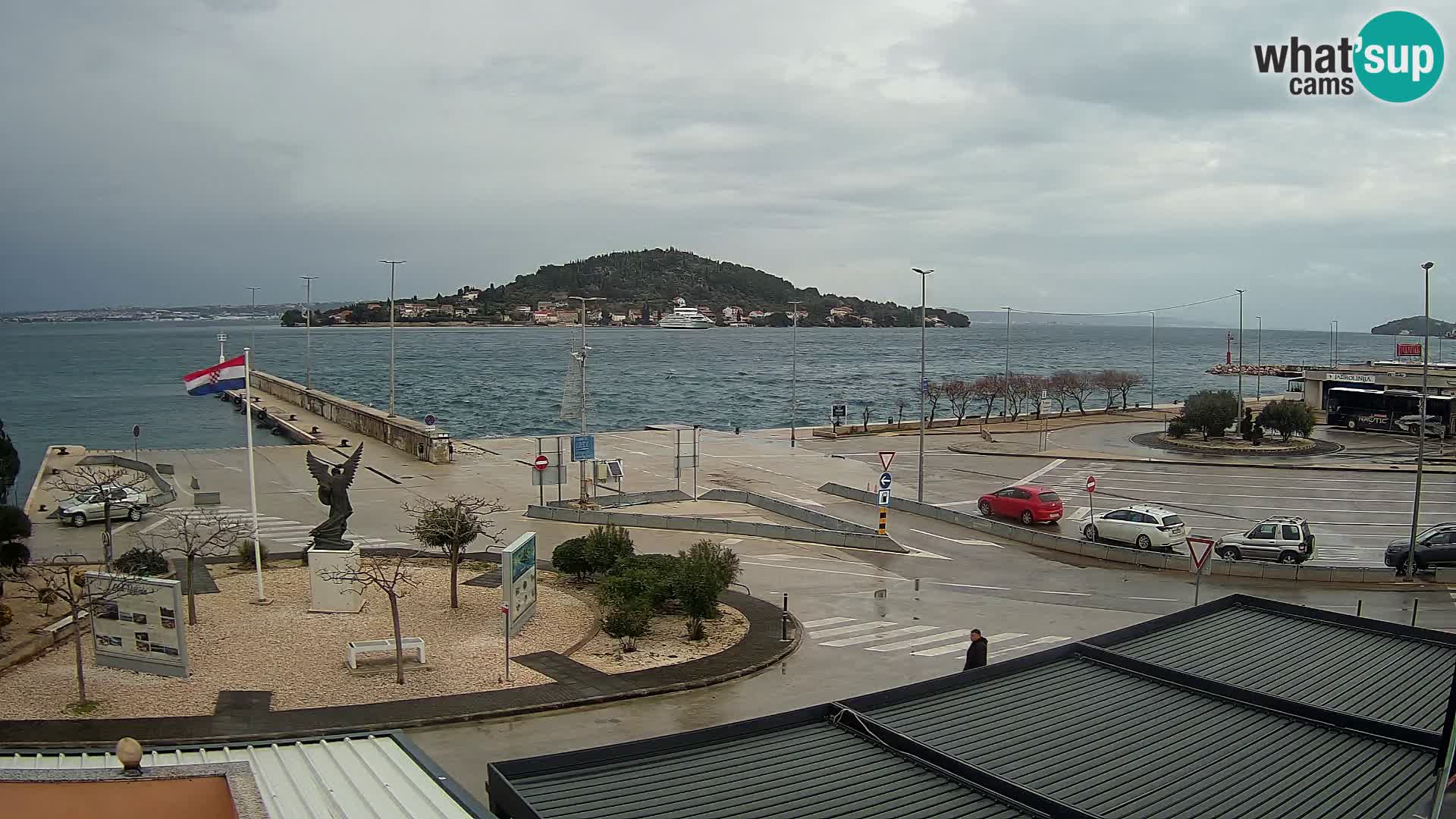 Spletna kamera Ugljan – trajekt Preko – Zadar
