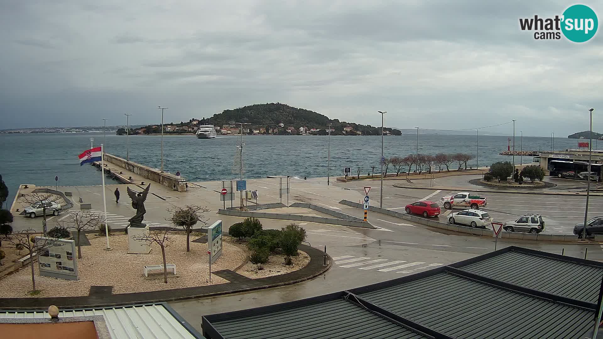 Spletna kamera Ugljan – trajekt Preko – Zadar