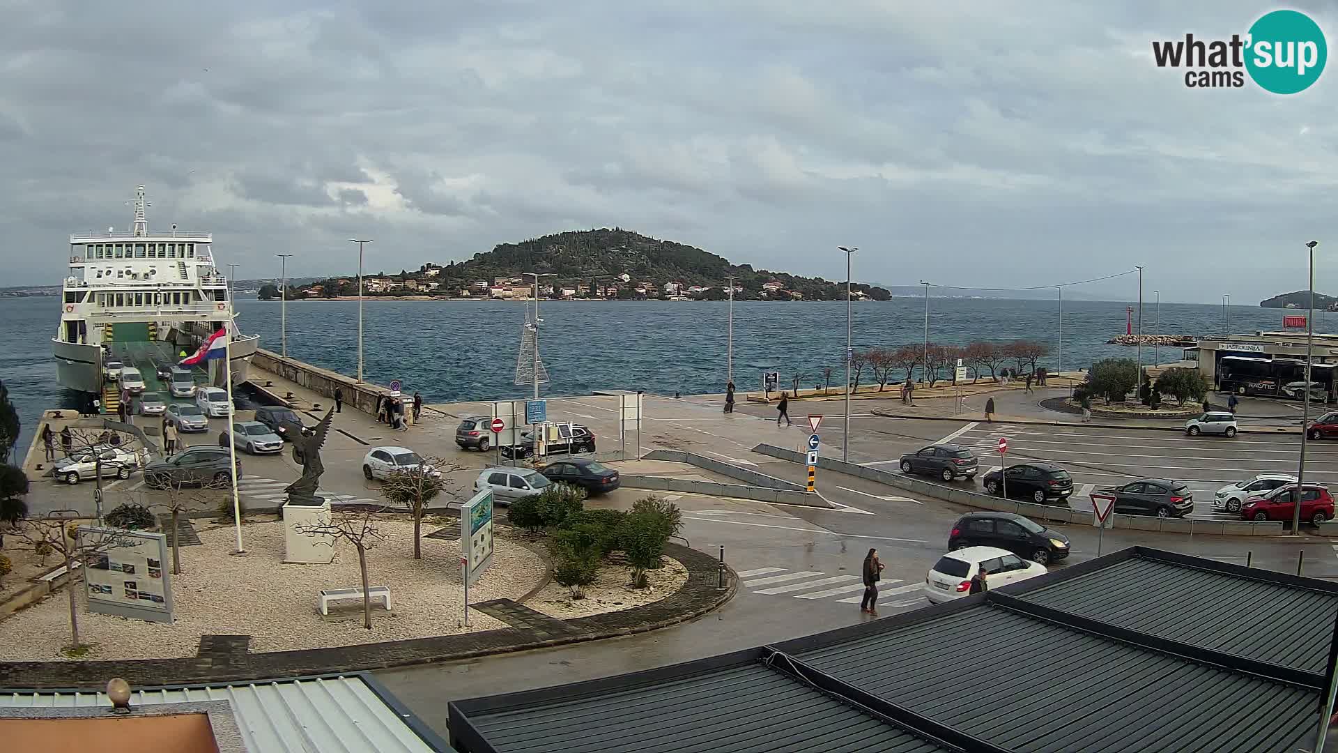 Webcam Ugljan – Preko Ferry to Zadar