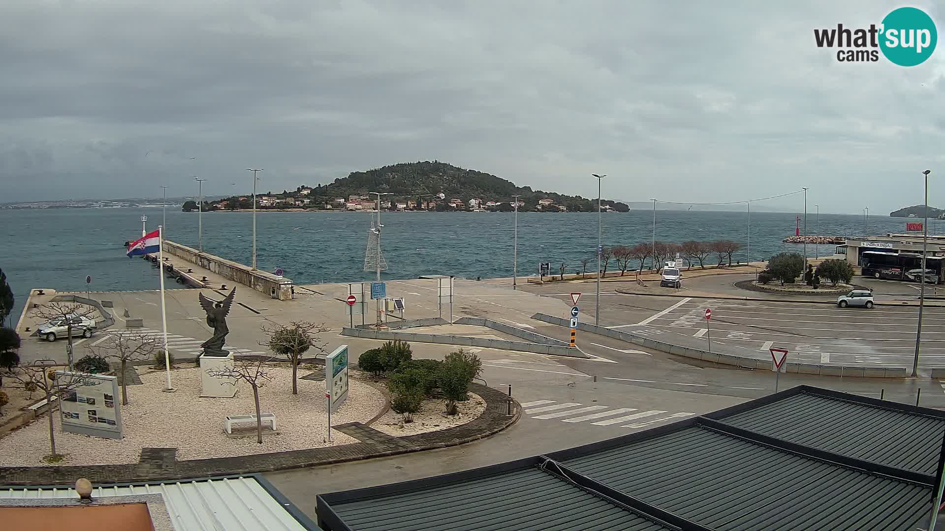 Web kamera Ugljan – Preko trajekt za Zadar