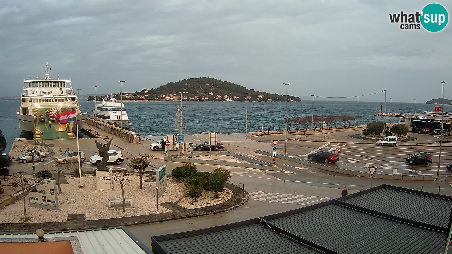 Webcam Ugljan – Preko Ferry to Zadar