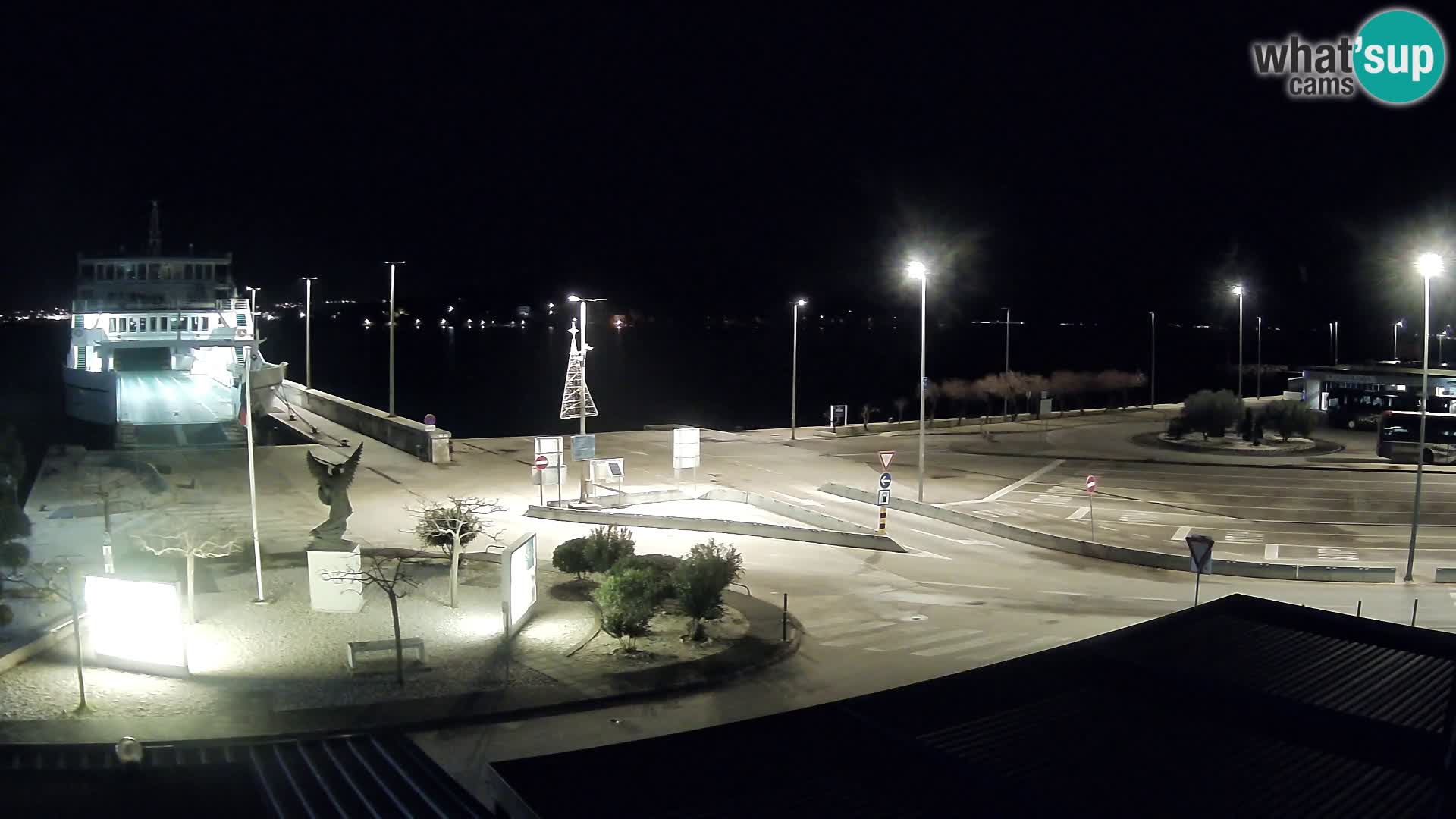 Webcam Ugliano – terminal traghetto da Preko a Zara