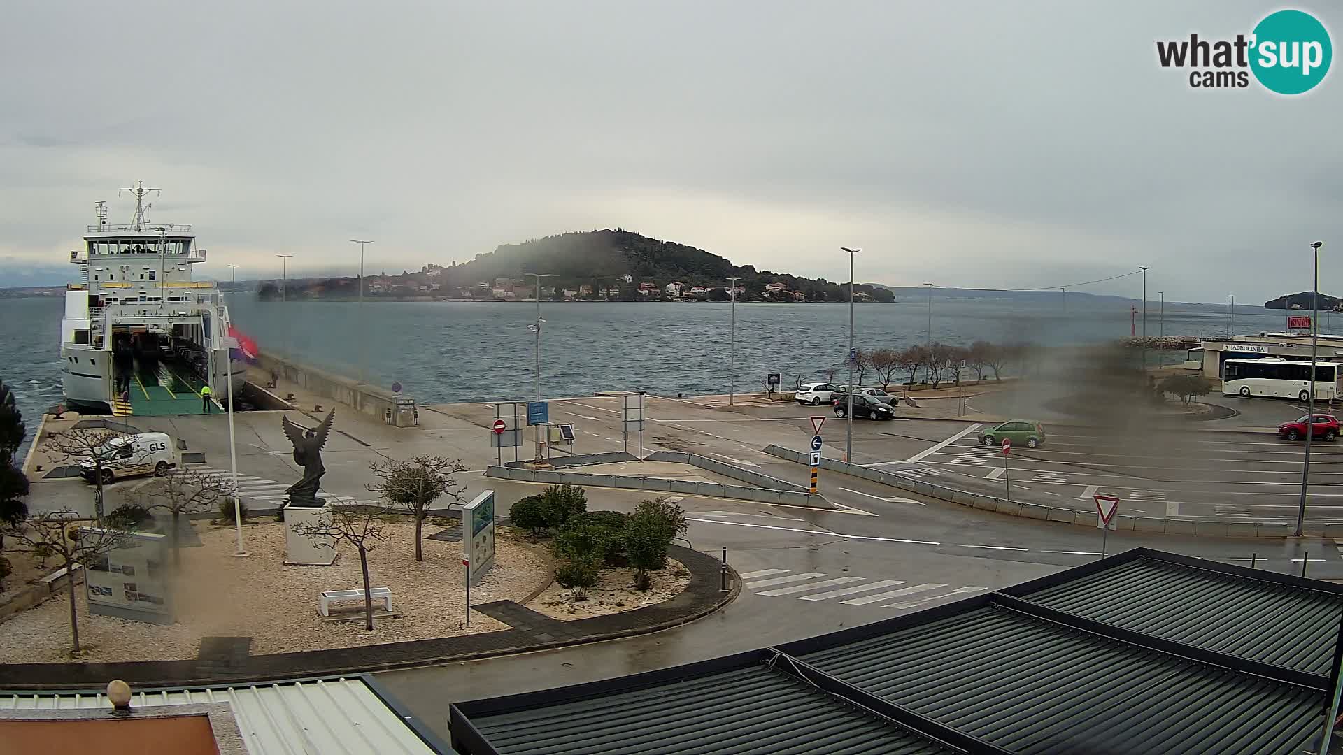 Webcam Ugliano – terminal traghetto da Preko a Zara