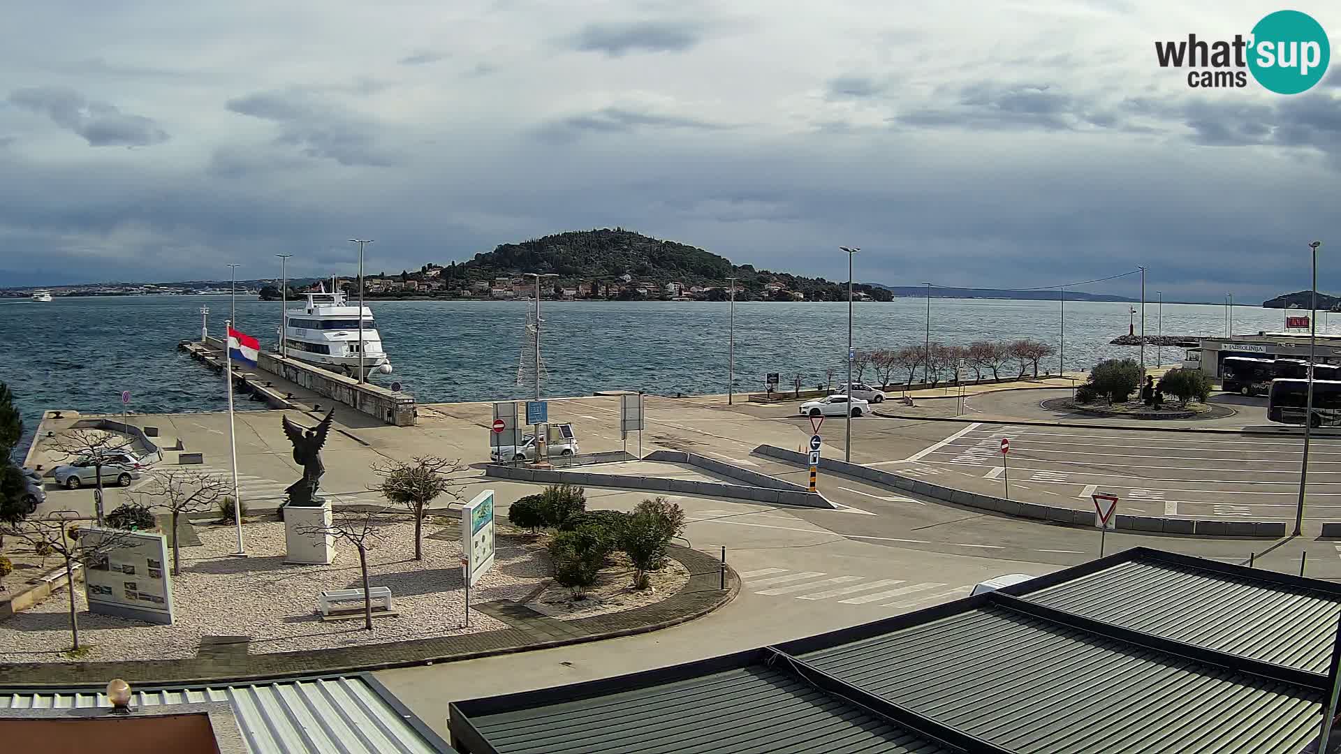 Webcam Ugliano – terminal traghetto da Preko a Zara