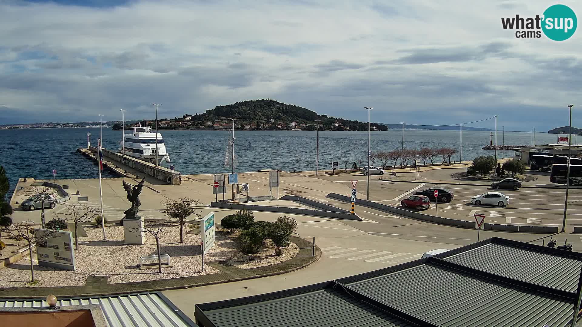 Web kamera Ugljan – Preko trajekt za Zadar
