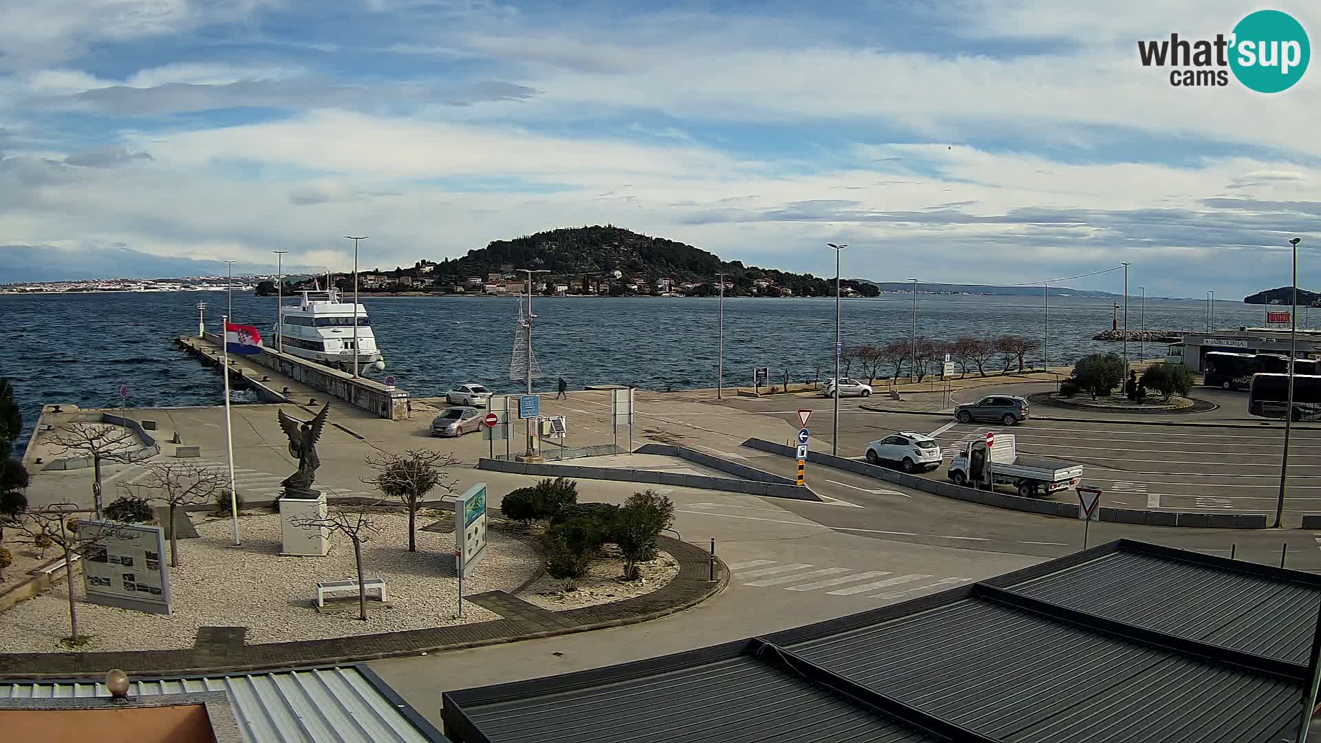 Web kamera Ugljan – Preko trajekt za Zadar