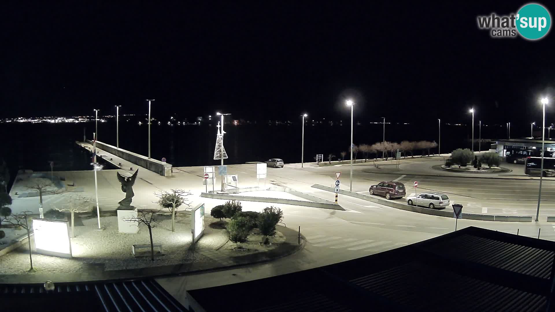 Webcam Ugliano – terminal traghetto da Preko a Zara