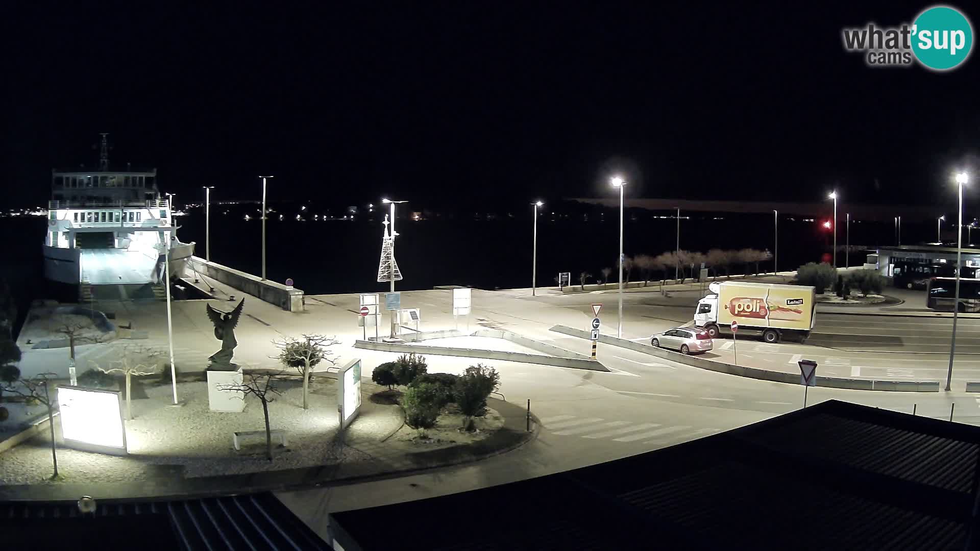 Spletna kamera Ugljan – trajekt Preko – Zadar