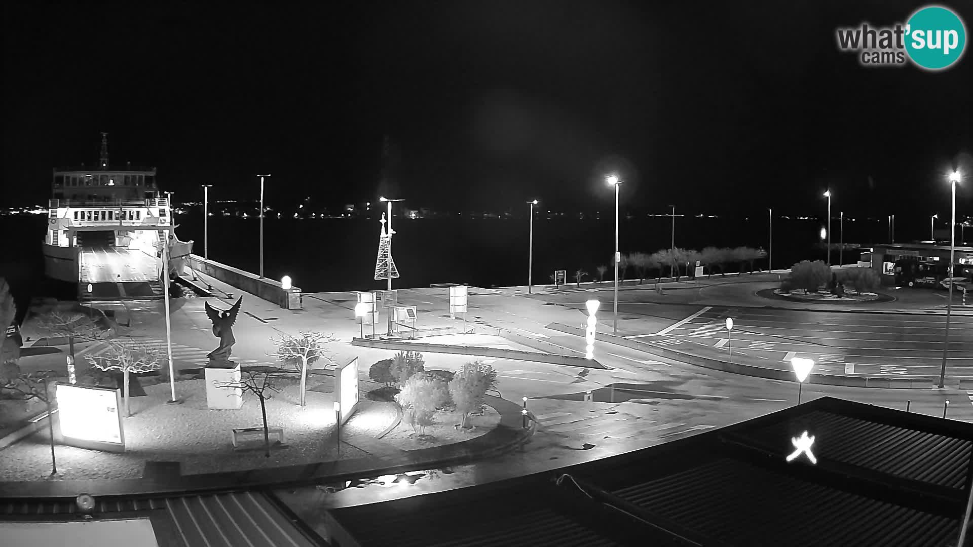 Webcam Ugliano – terminal traghetto da Preko a Zara