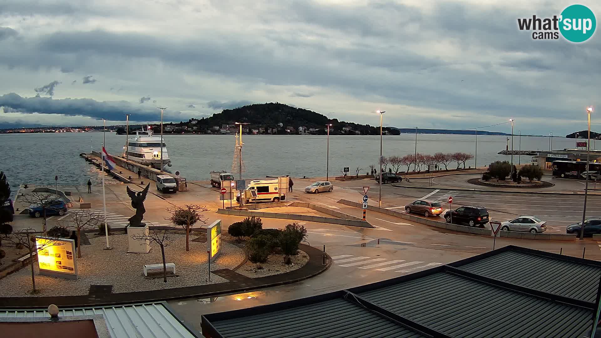 Webcam Ugliano – terminal traghetto da Preko a Zara