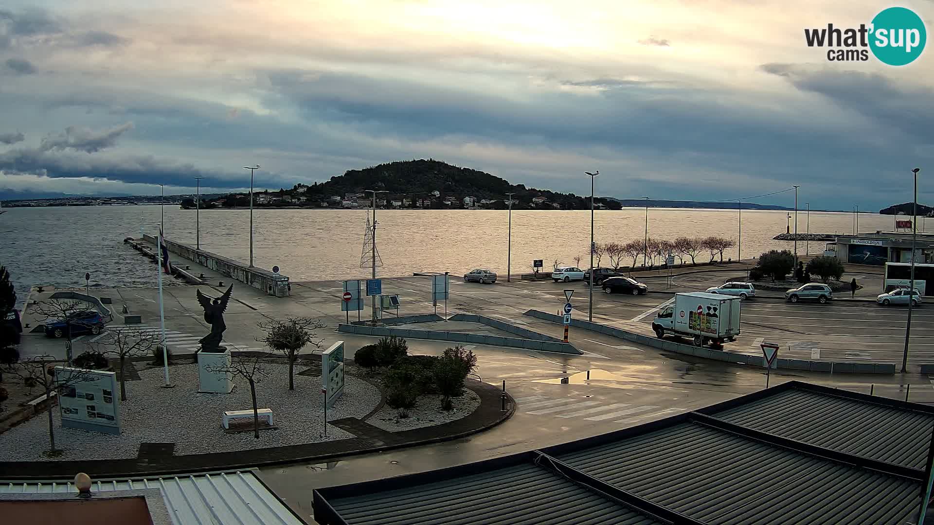 Webcam Ugliano – terminal traghetto da Preko a Zara