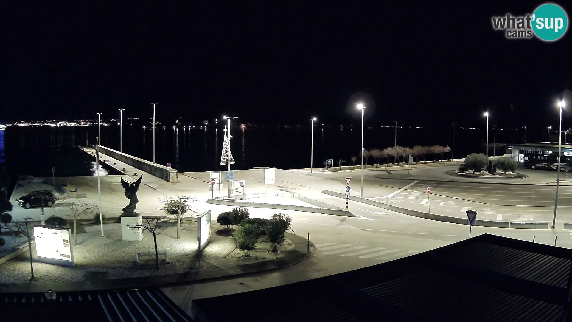 Webcam Ugliano – terminal traghetto da Preko a Zara