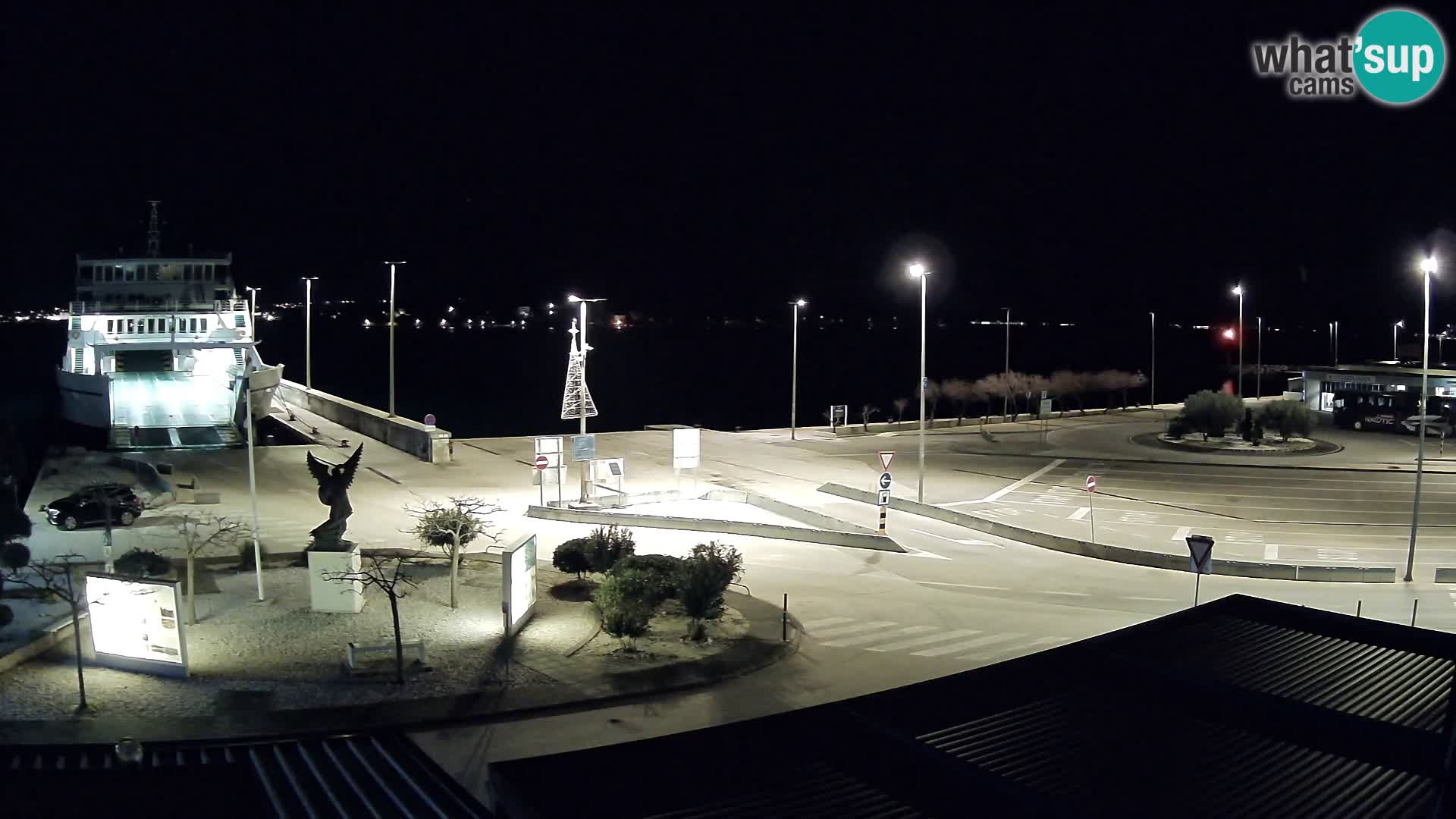 Webcam Ugliano – terminal traghetto da Preko a Zara