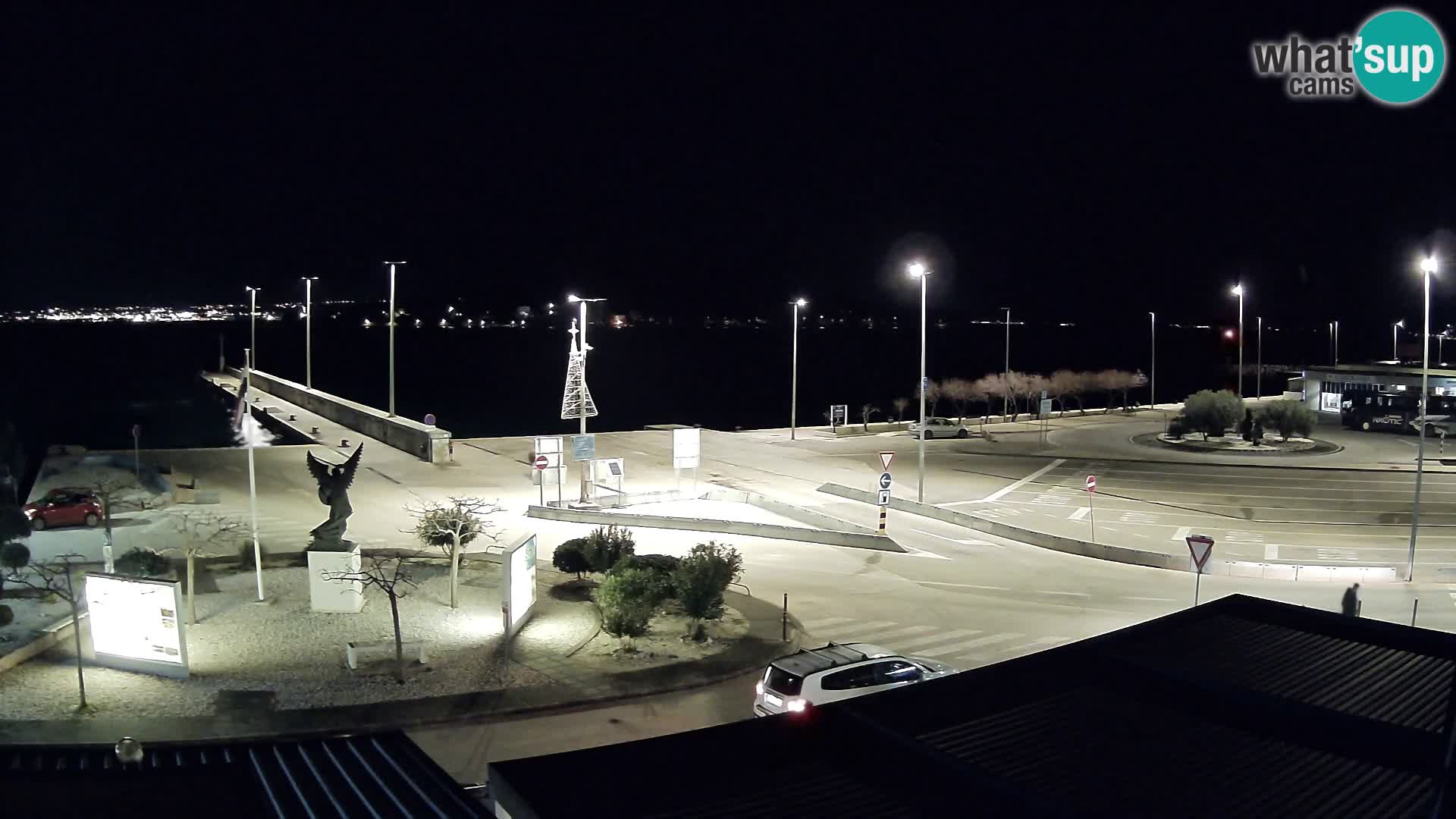 Webcam Ugliano – terminal traghetto da Preko a Zara