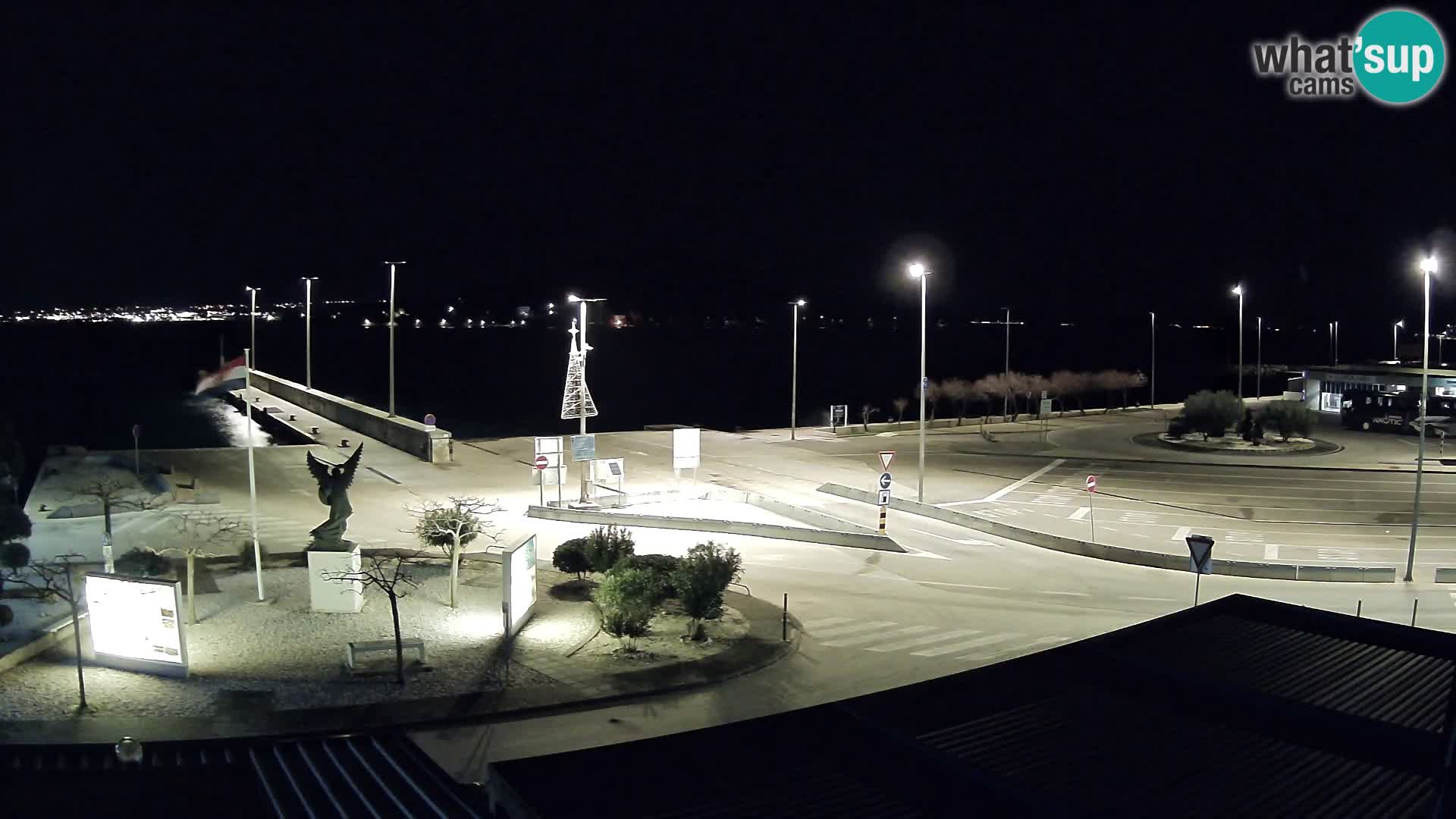 Web kamera Ugljan – Preko trajekt za Zadar