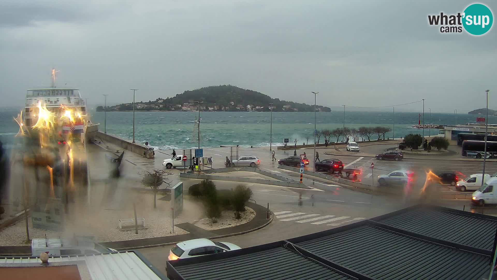 Webcam Ugljan – Preko Ferry to Zadar