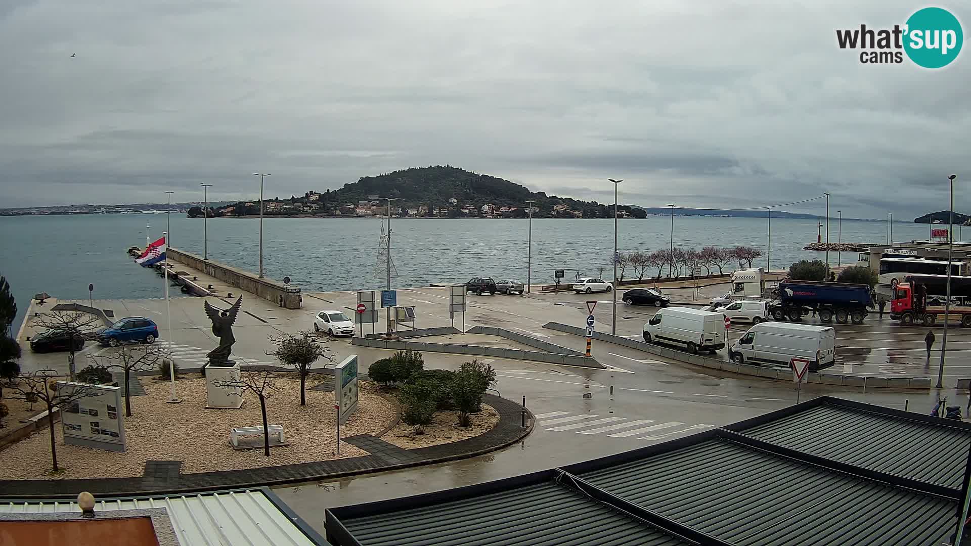 Spletna kamera Ugljan – trajekt Preko – Zadar