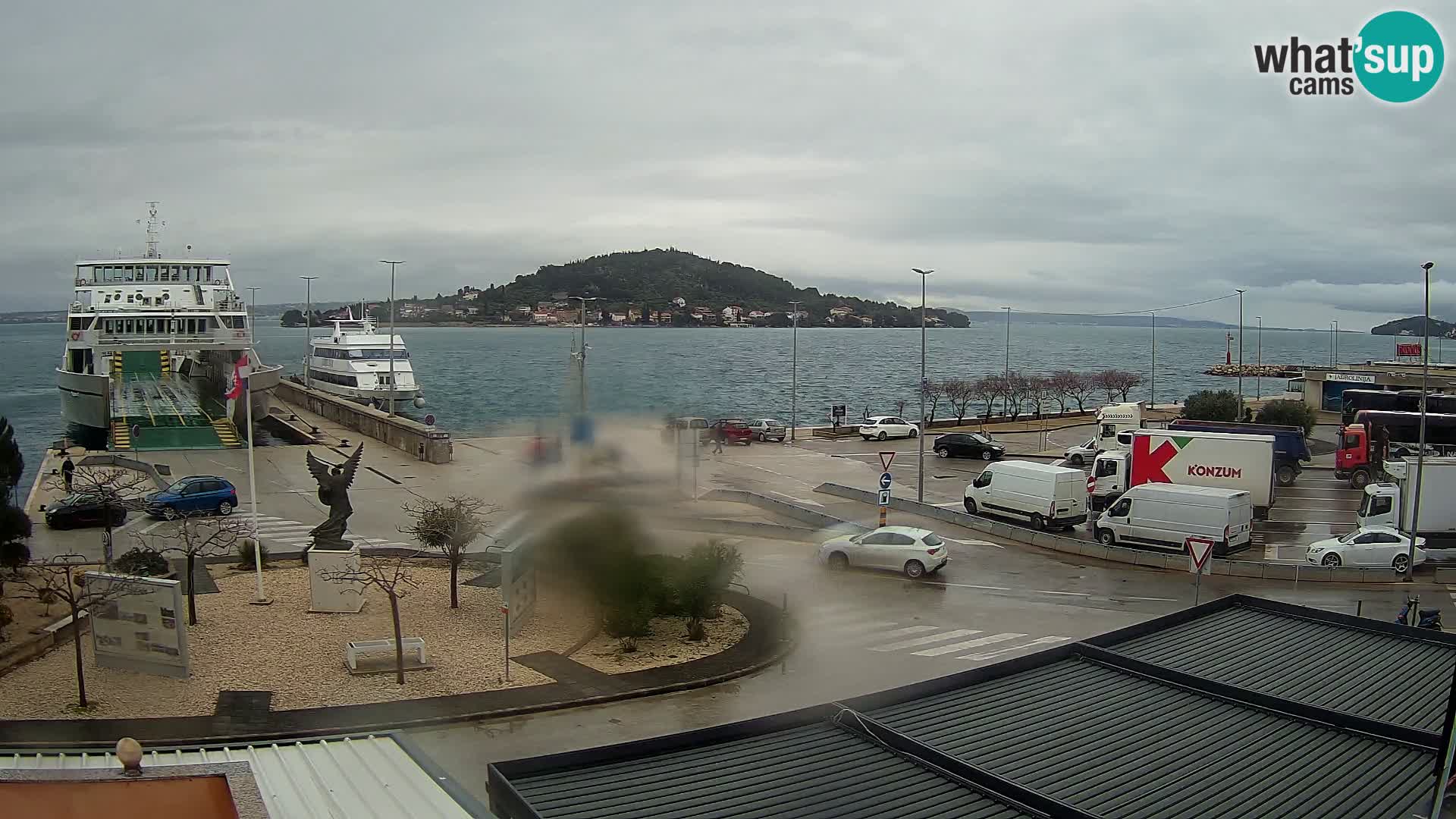 Webcam Ugljan – Preko Ferry to Zadar