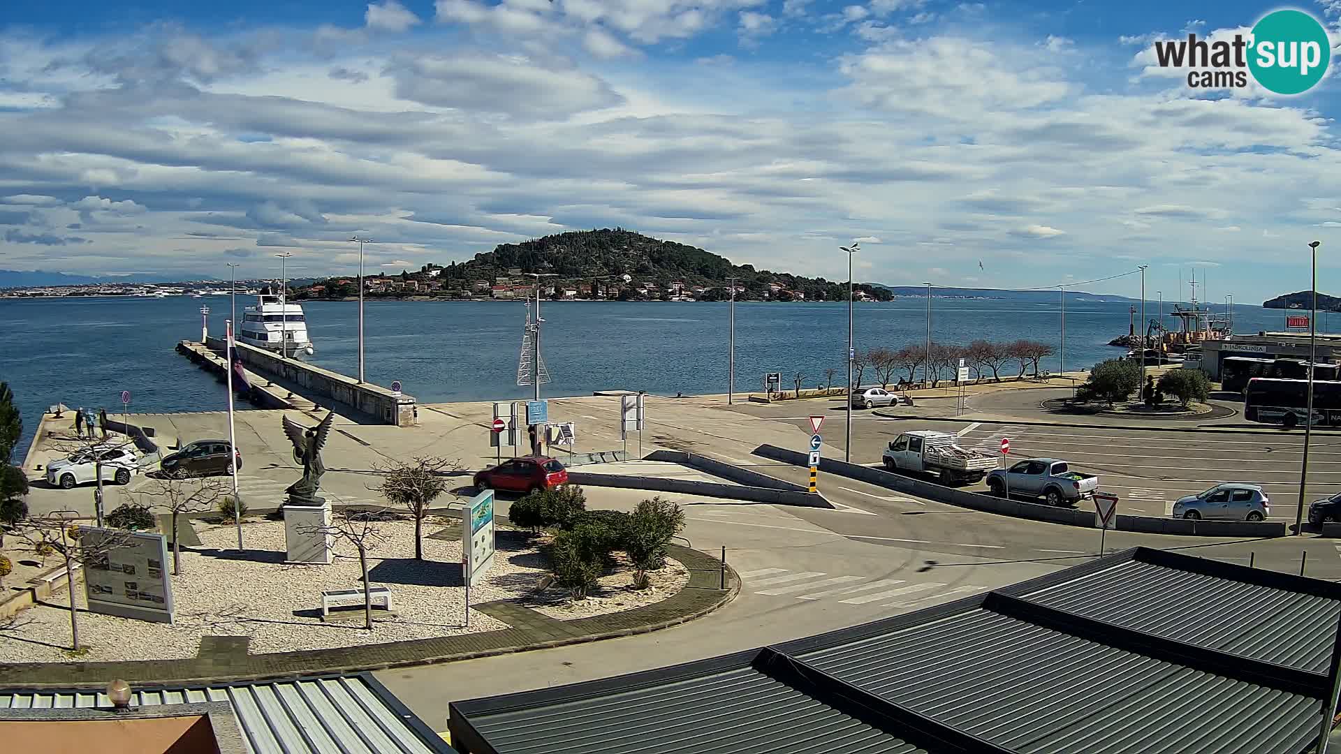 Spletna kamera Ugljan – trajekt Preko – Zadar