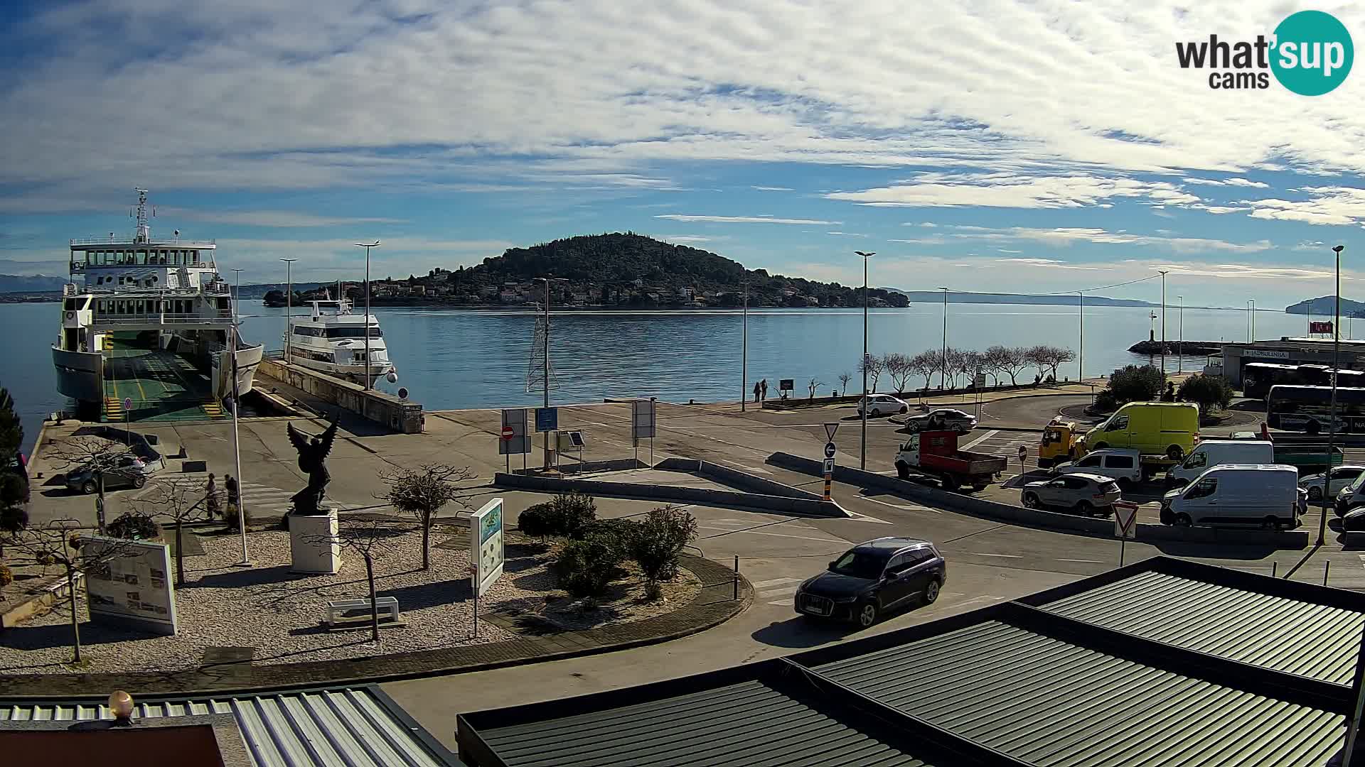 Web kamera Ugljan – Preko trajekt za Zadar