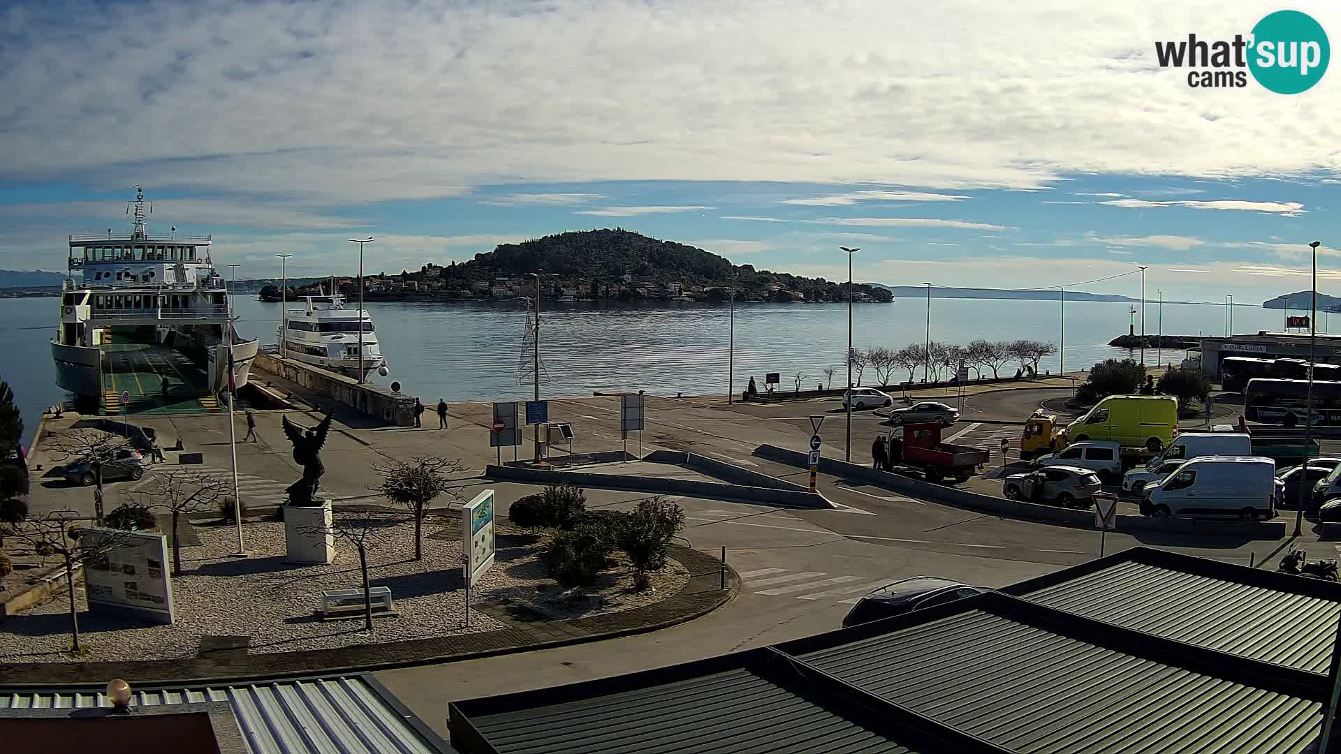 Webcam Ugljan – Preko Ferry to Zadar
