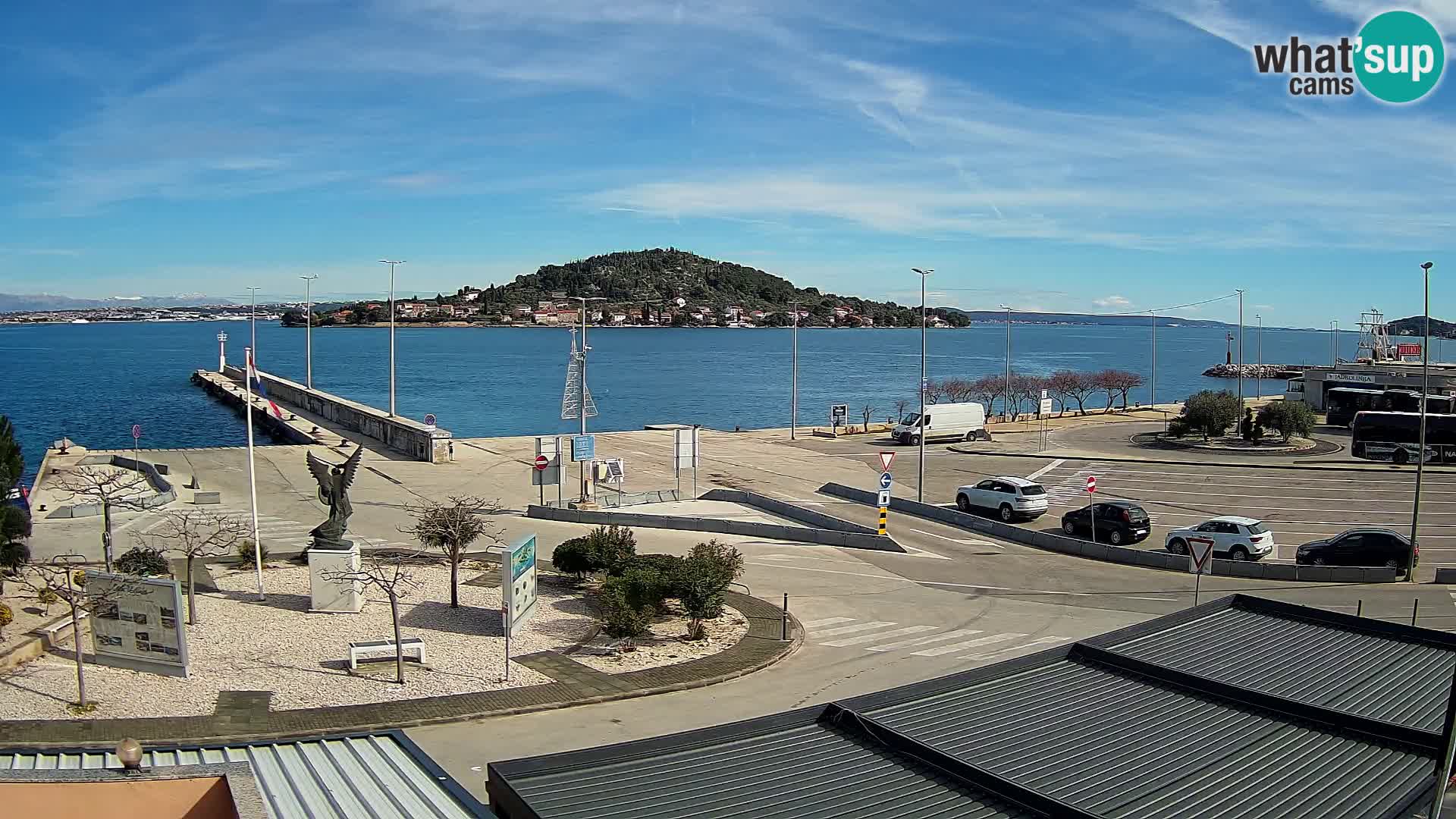 Webcam Ugljan – Preko Ferry to Zadar