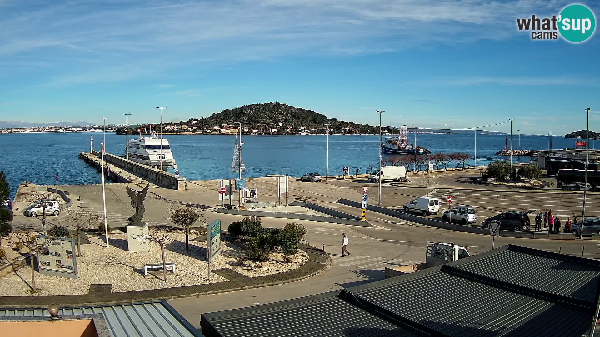 Webcam Ugljan – Preko Ferry to Zadar