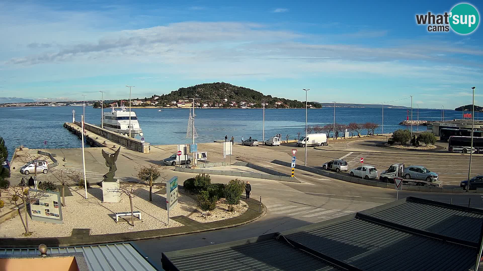 Web kamera Ugljan – Preko trajekt za Zadar