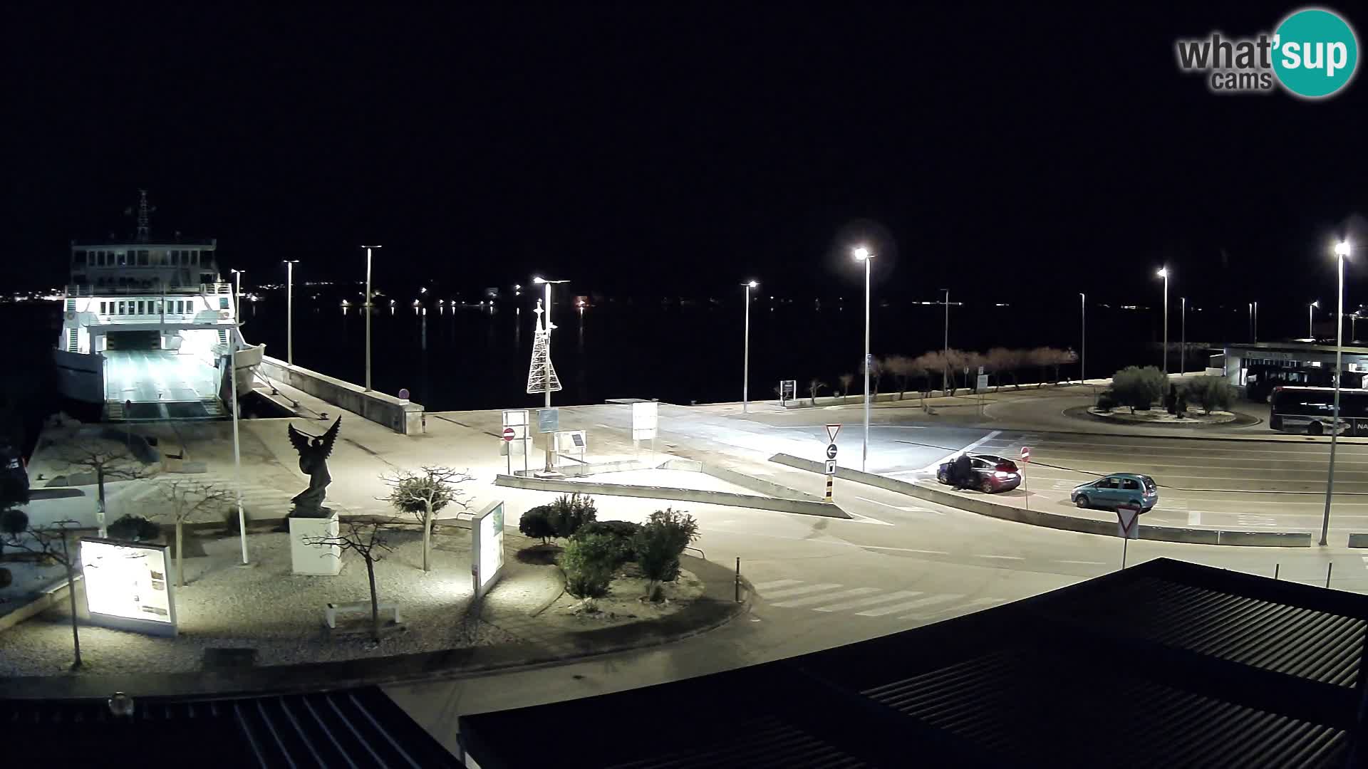 Web kamera Ugljan – Preko trajekt za Zadar