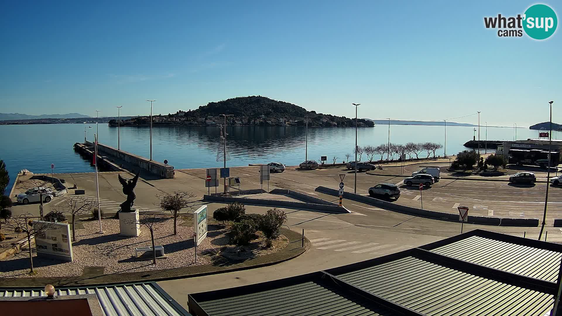 Spletna kamera Ugljan – trajekt Preko – Zadar