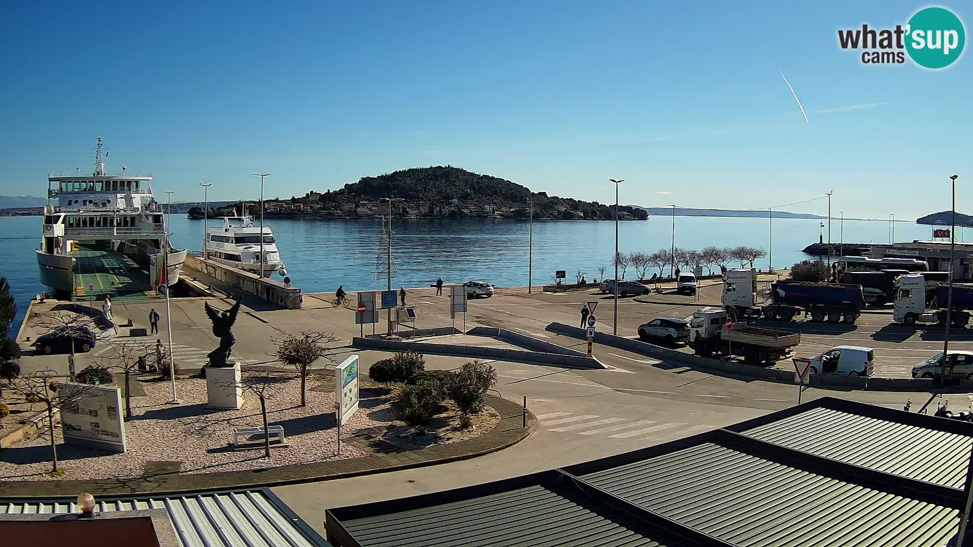 UGLJAN Webcam – Preko-Fähre nach Zadar