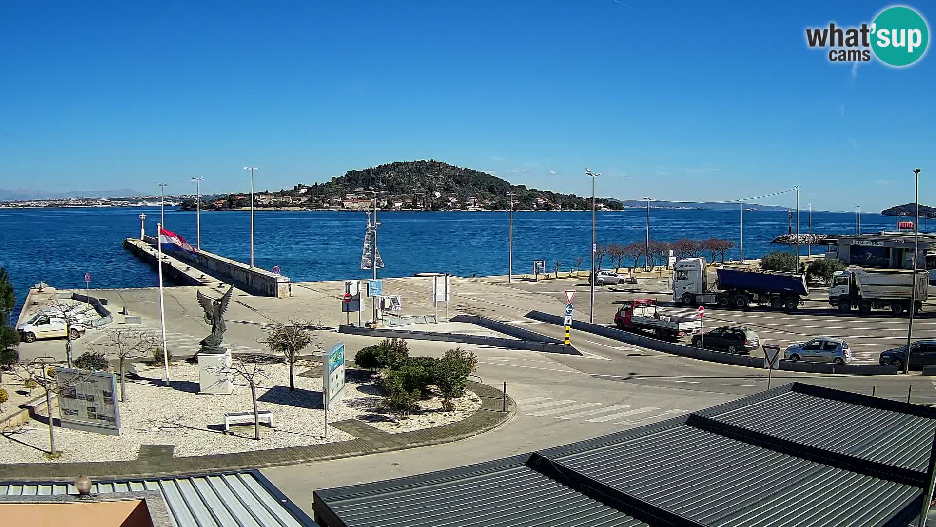 Webcam Ugljan – Preko Ferry to Zadar
