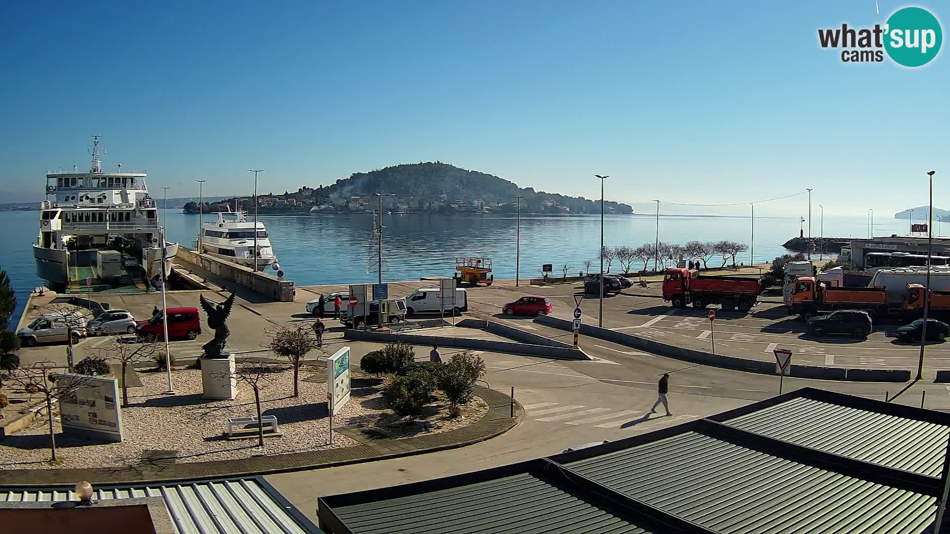 Webcam Ugliano – terminal traghetto da Preko a Zara