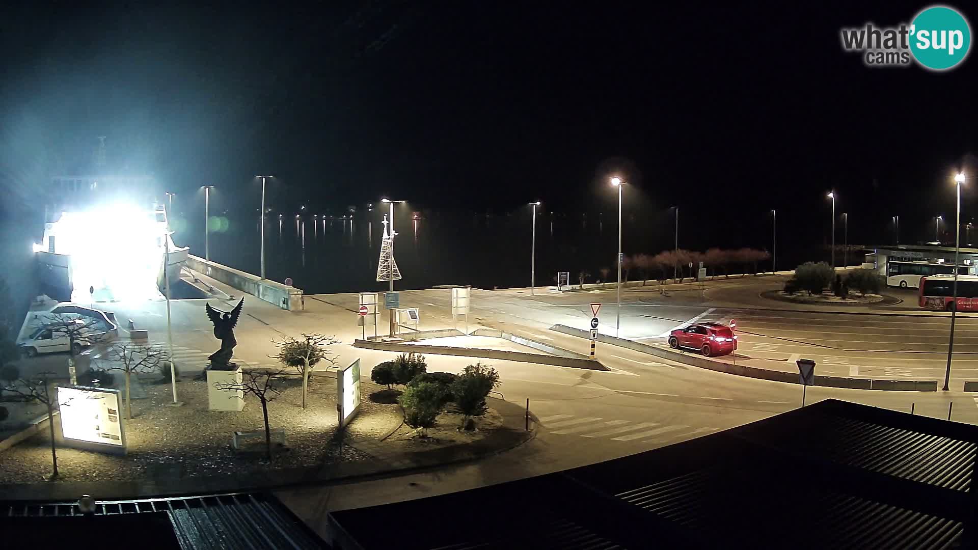 Spletna kamera Ugljan – trajekt Preko – Zadar