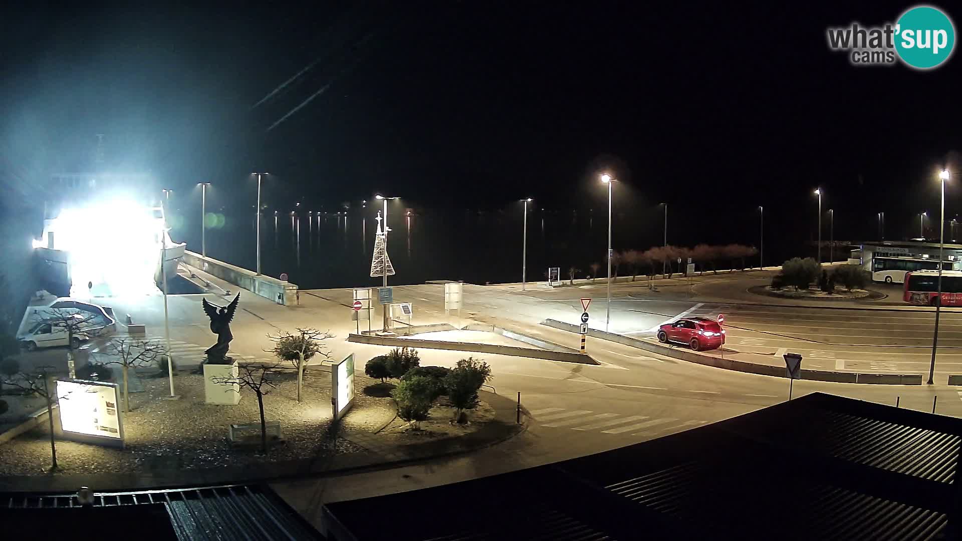 Web kamera Ugljan – Preko trajekt za Zadar