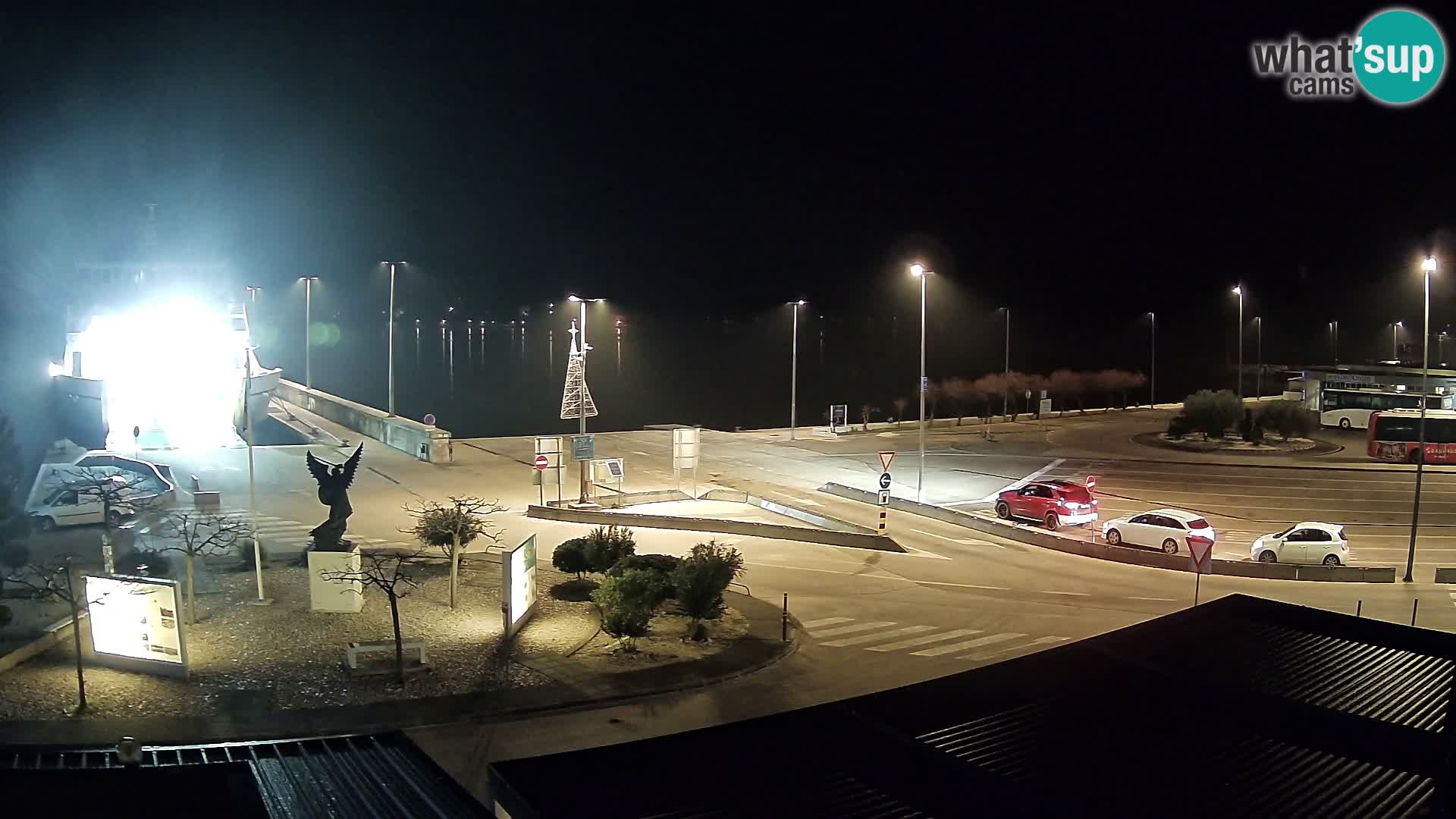 Webcam Ugliano – terminal traghetto da Preko a Zara