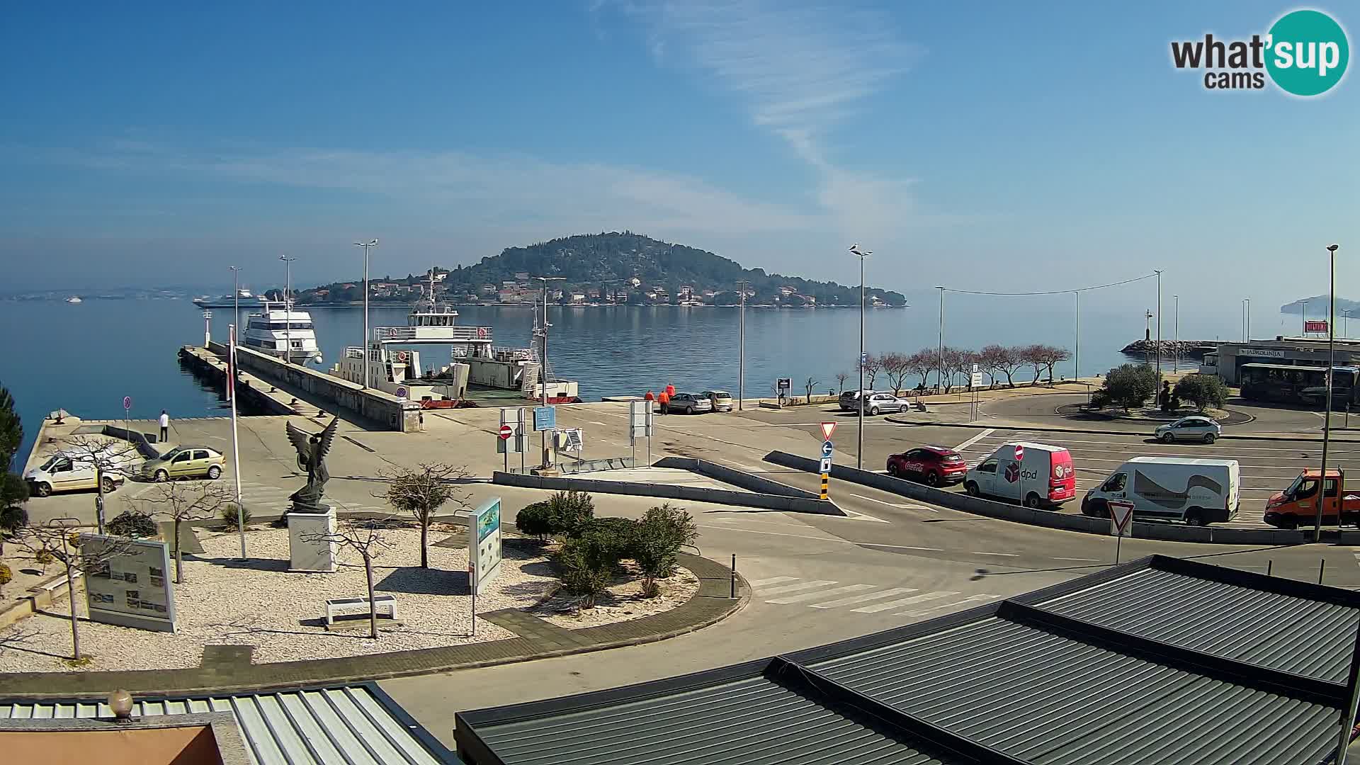 Webcam Ugliano – terminal traghetto da Preko a Zara