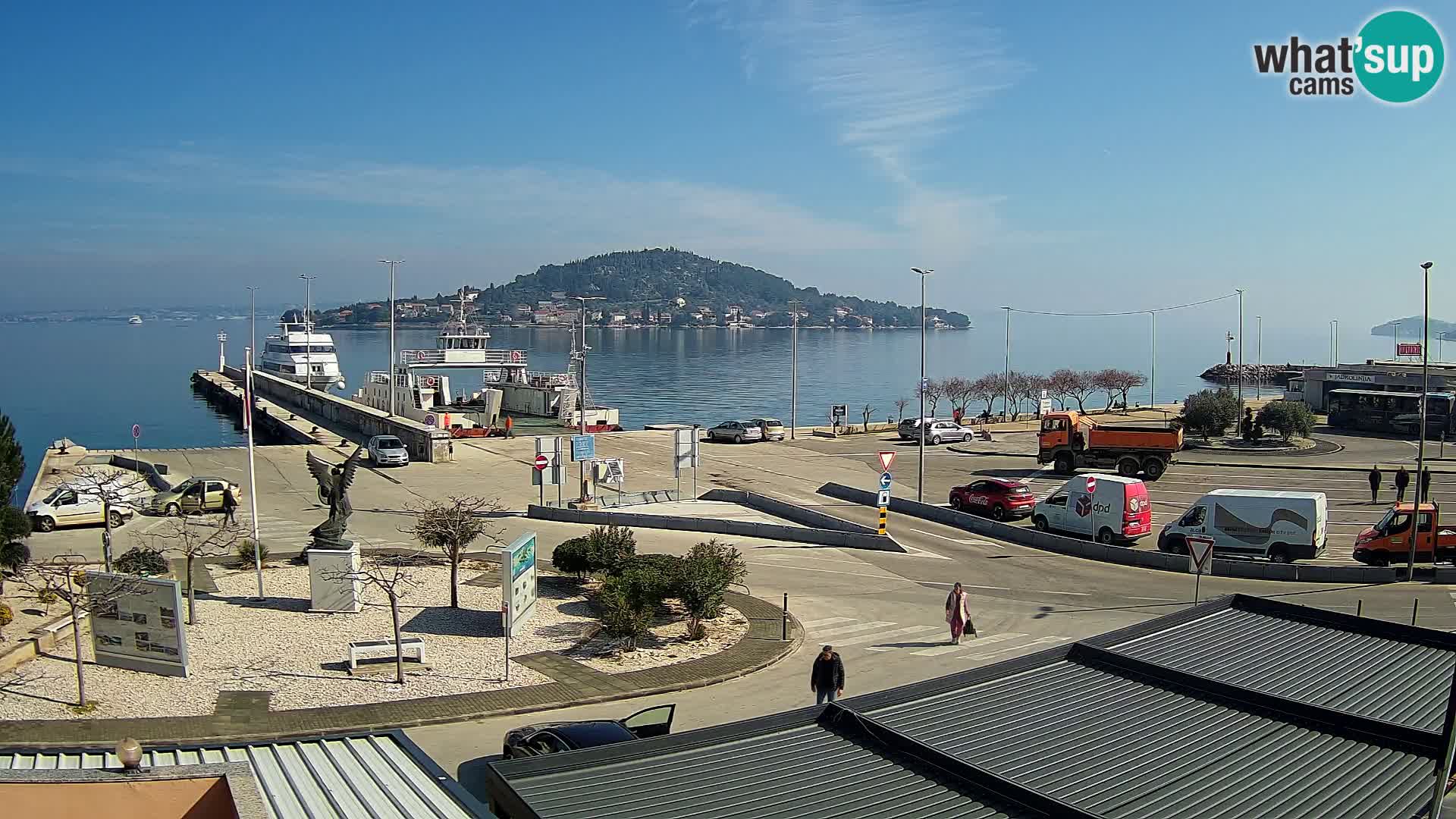 Webcam Ugljan – Preko Ferry to Zadar