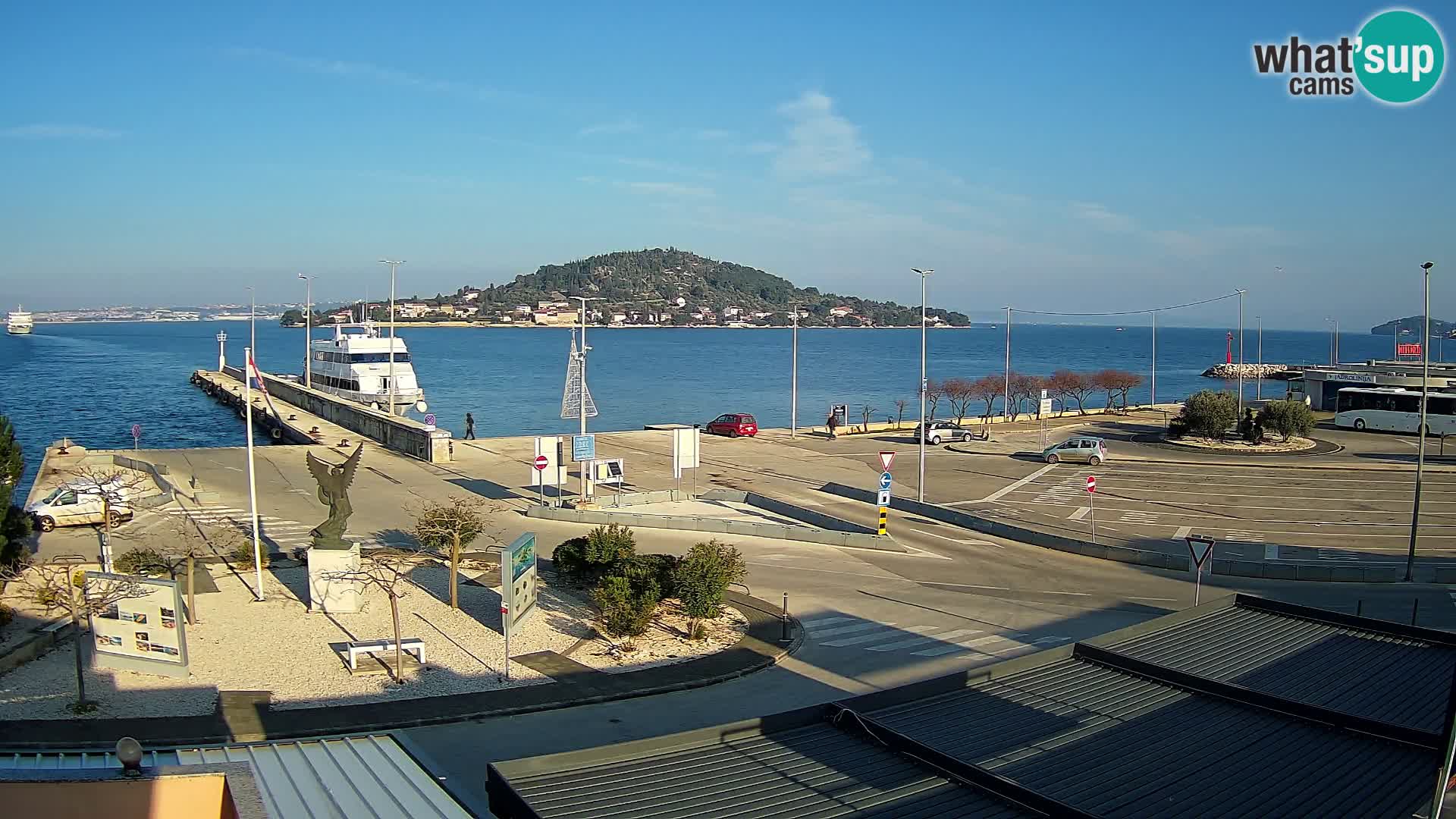 Webcam Ugljan – Preko Ferry to Zadar