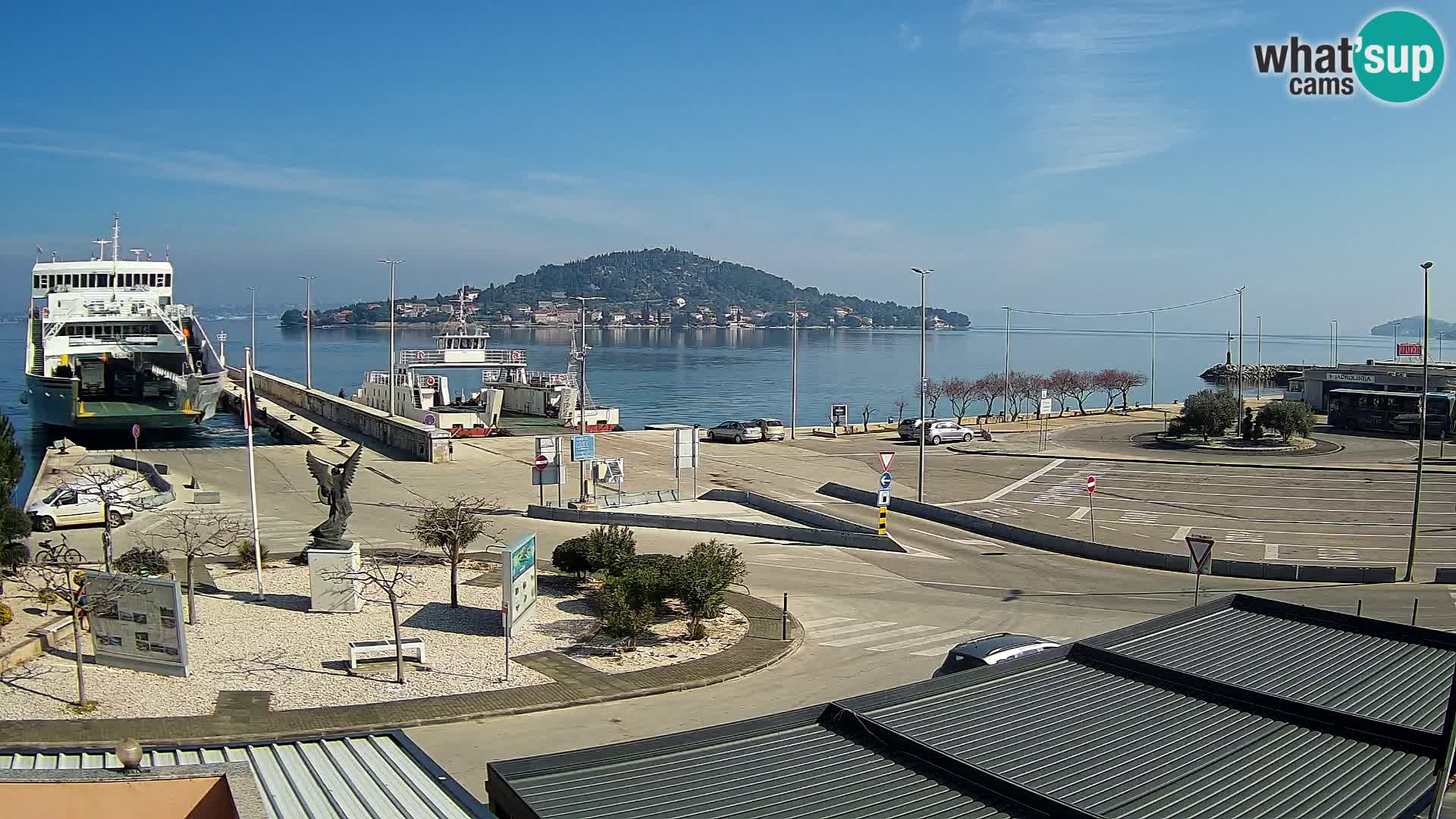 Spletna kamera Ugljan – trajekt Preko – Zadar