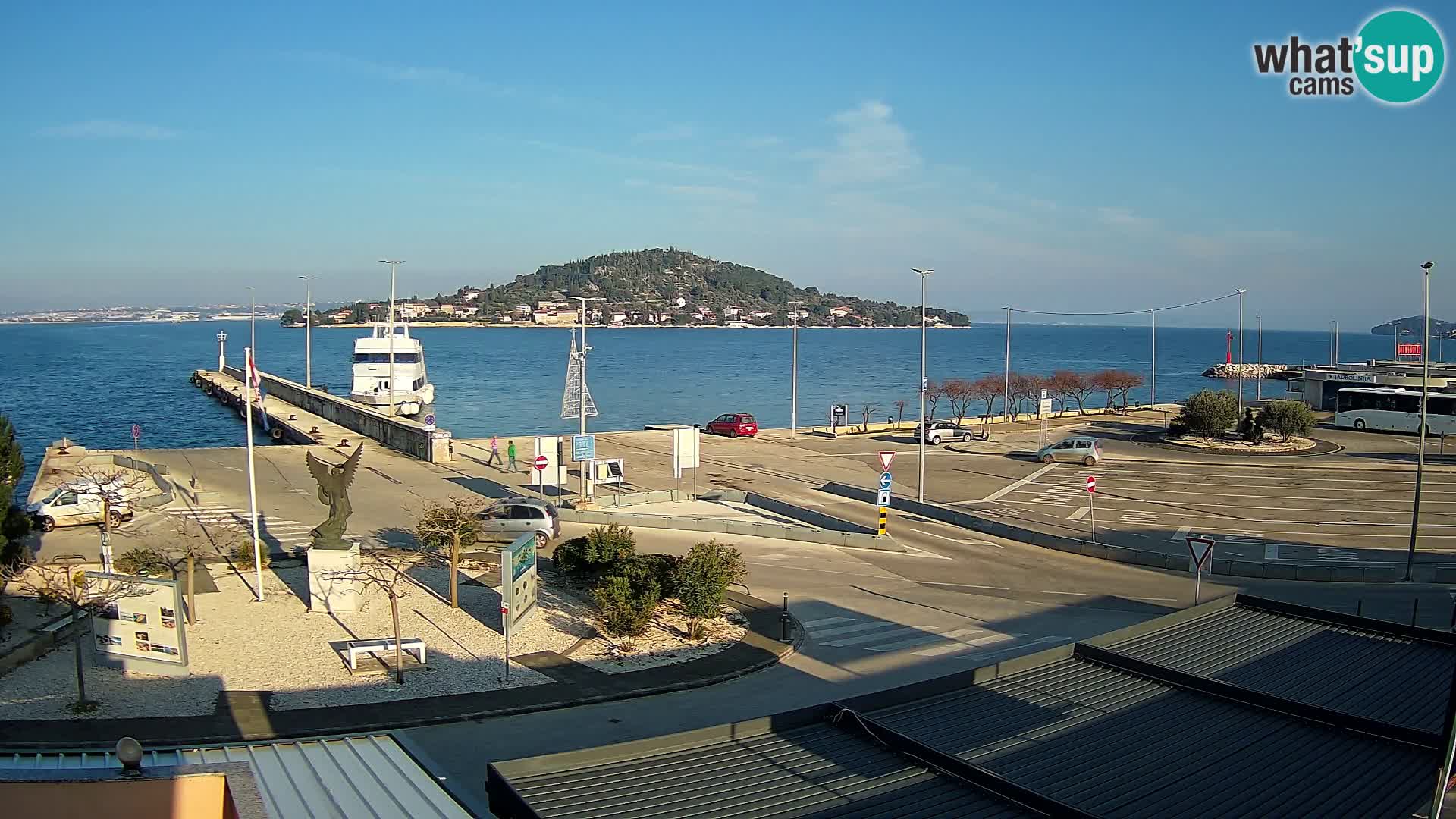 Webcam Ugljan – Preko Ferry to Zadar