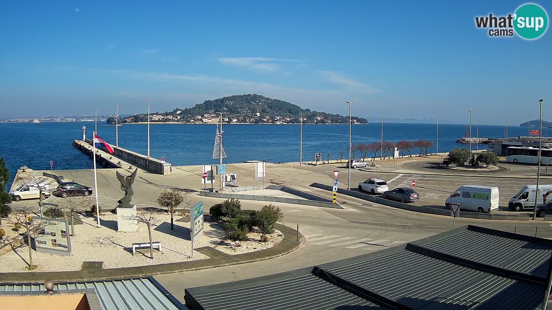 Webcam Ugljan – Preko Ferry to Zadar