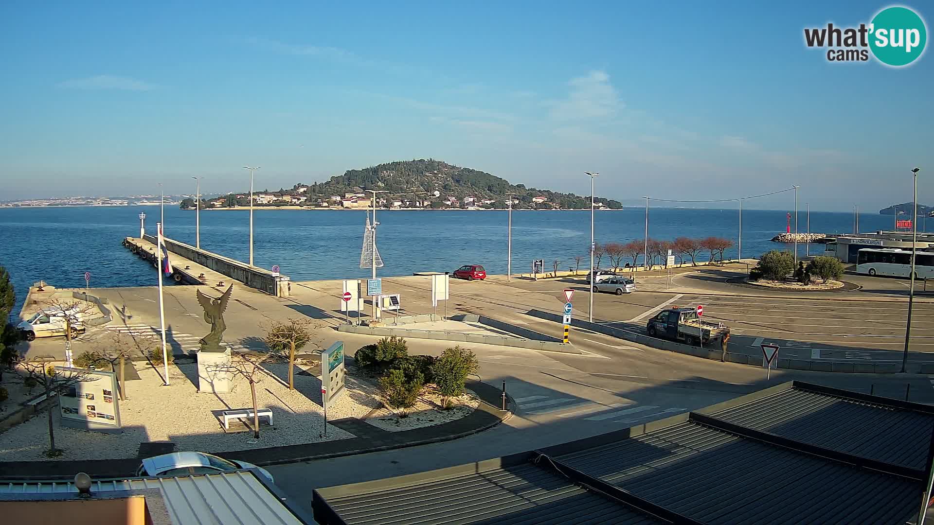 Spletna kamera Ugljan – trajekt Preko – Zadar